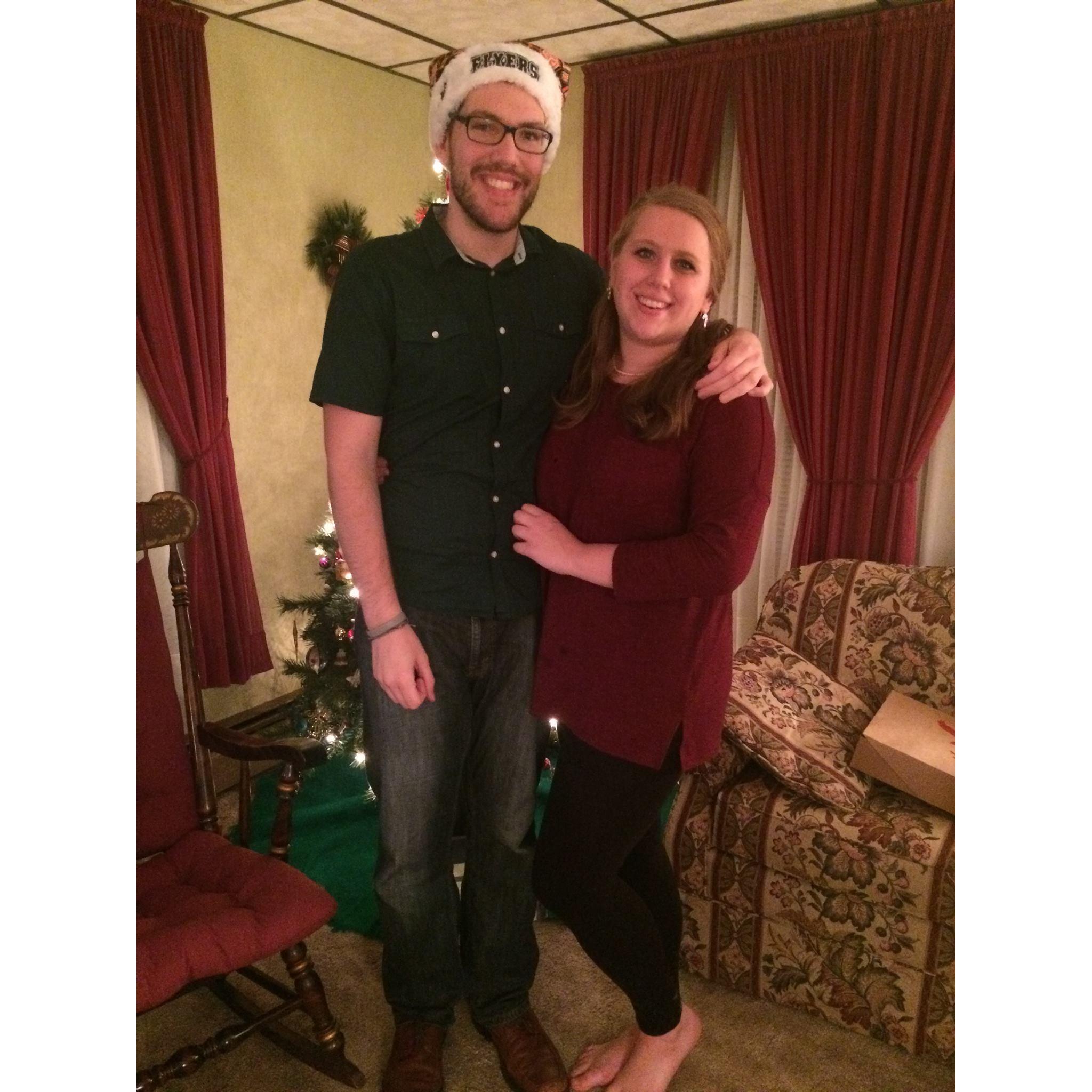 Christmas at Courtney's grammy and grandpa's in Hellertown, PA