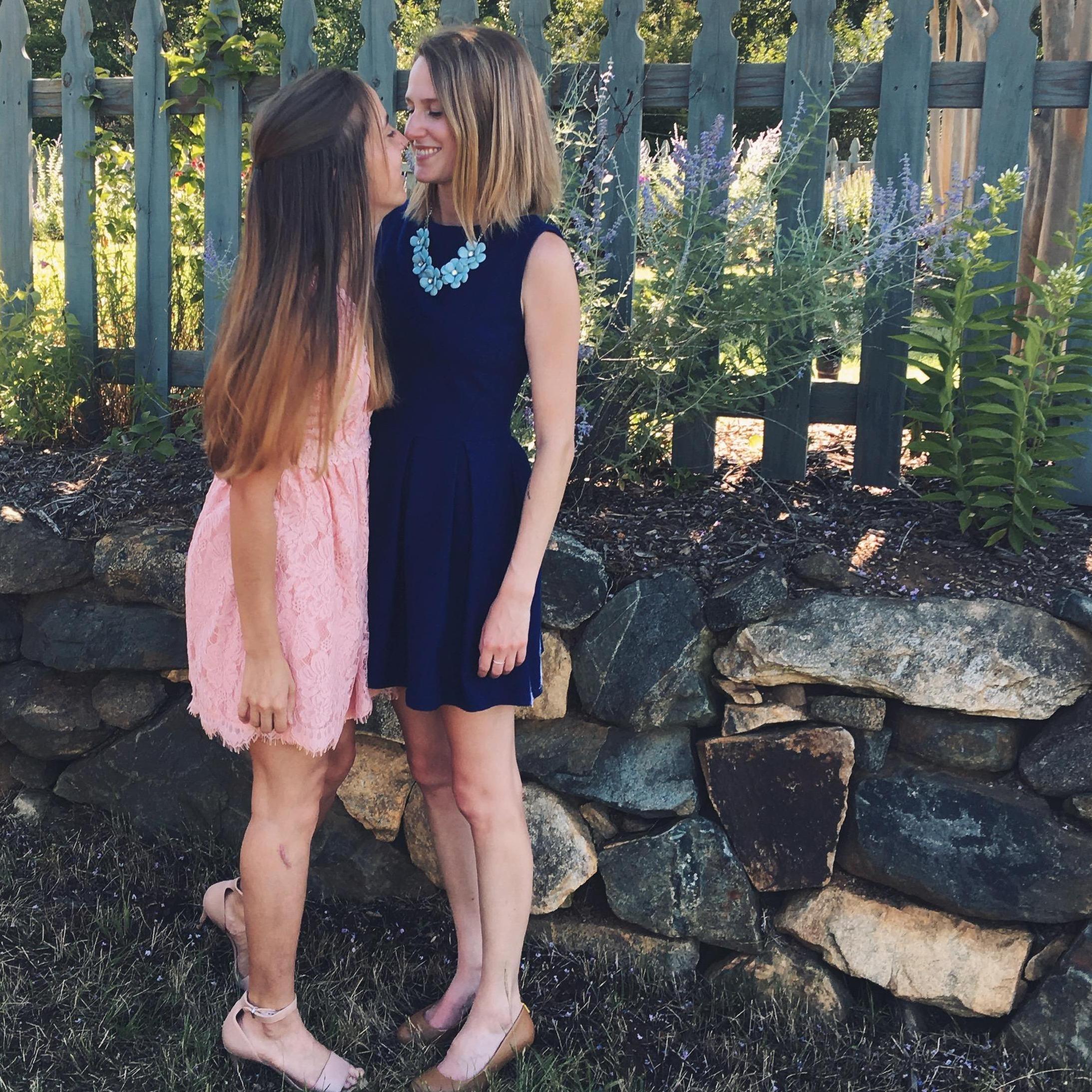 At the wedding of our friends Torey and Hayden Leonard.