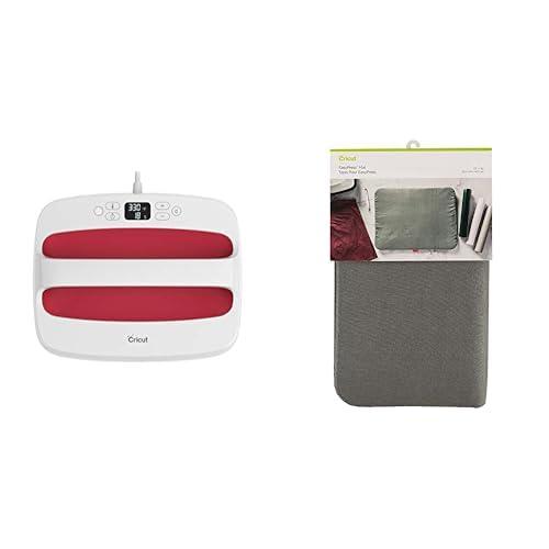 Cricut EasyPress 2 Heat Press Machine (12 in x 10 in) + Heat Press Mat (16in x 20in)