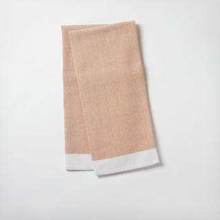 Diamond Chambray Organic Kitchen Towel, Set of 2