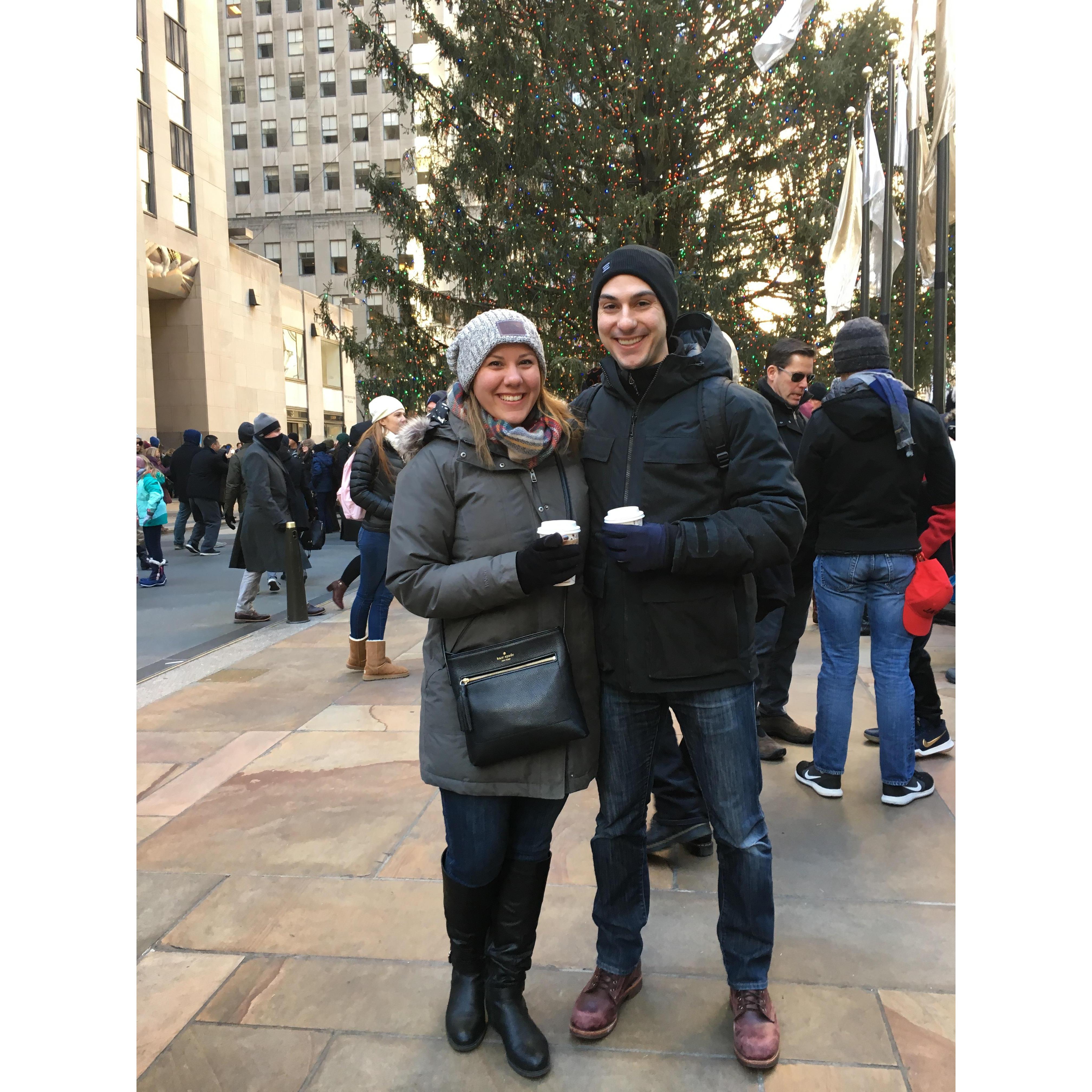 First Christmas together. NYC 2017.