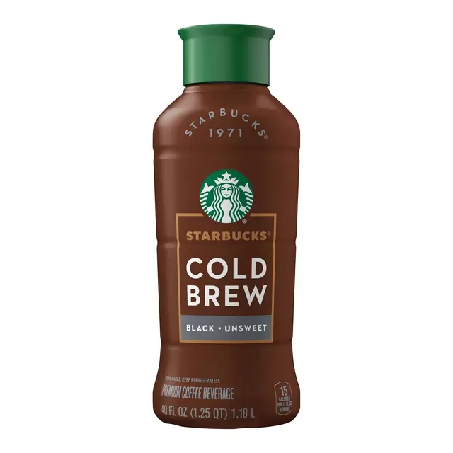 Starbucks Black Unsweetened Cold Brew Coffee - 40 fl oz