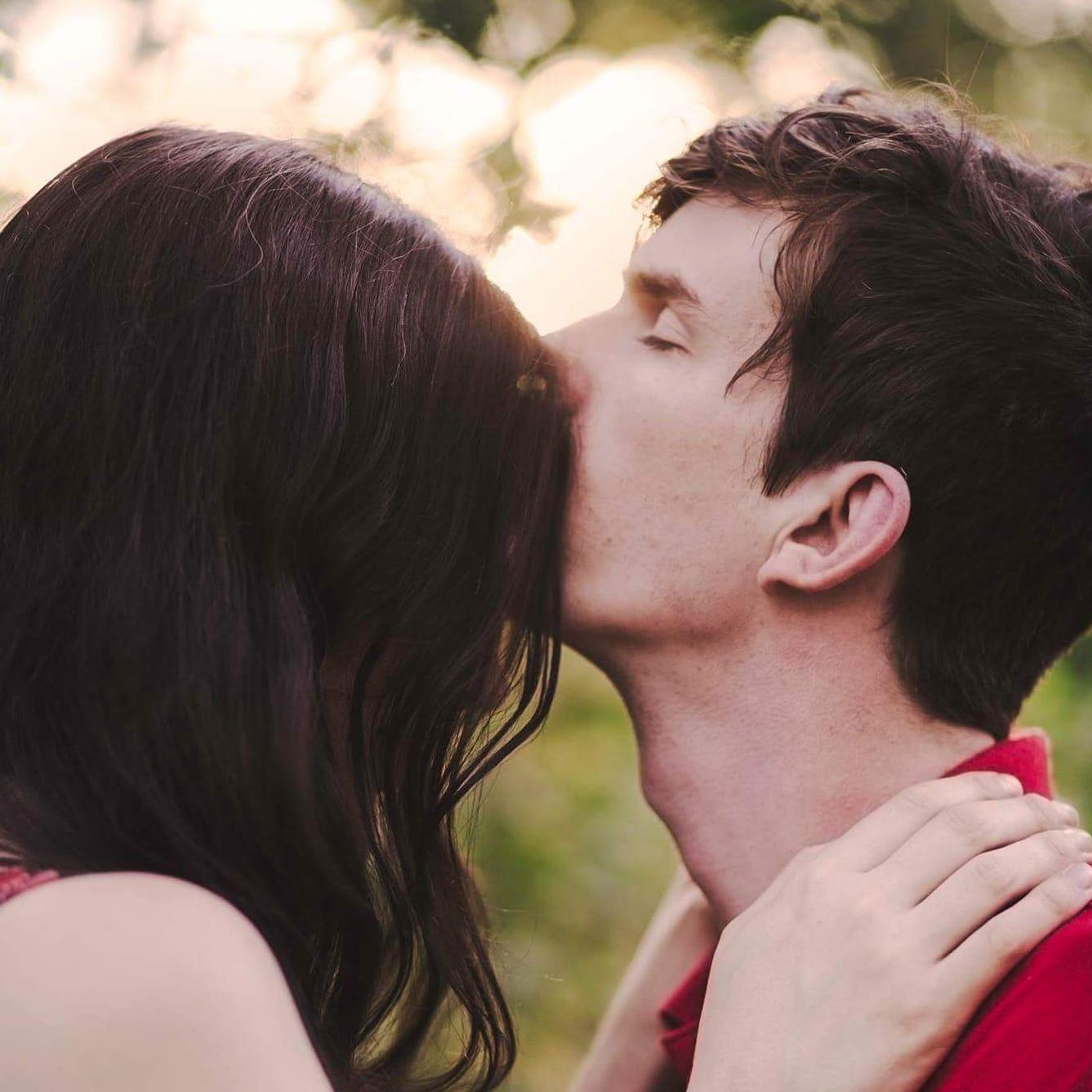 Another engagement photo shot by Kat Robinson.