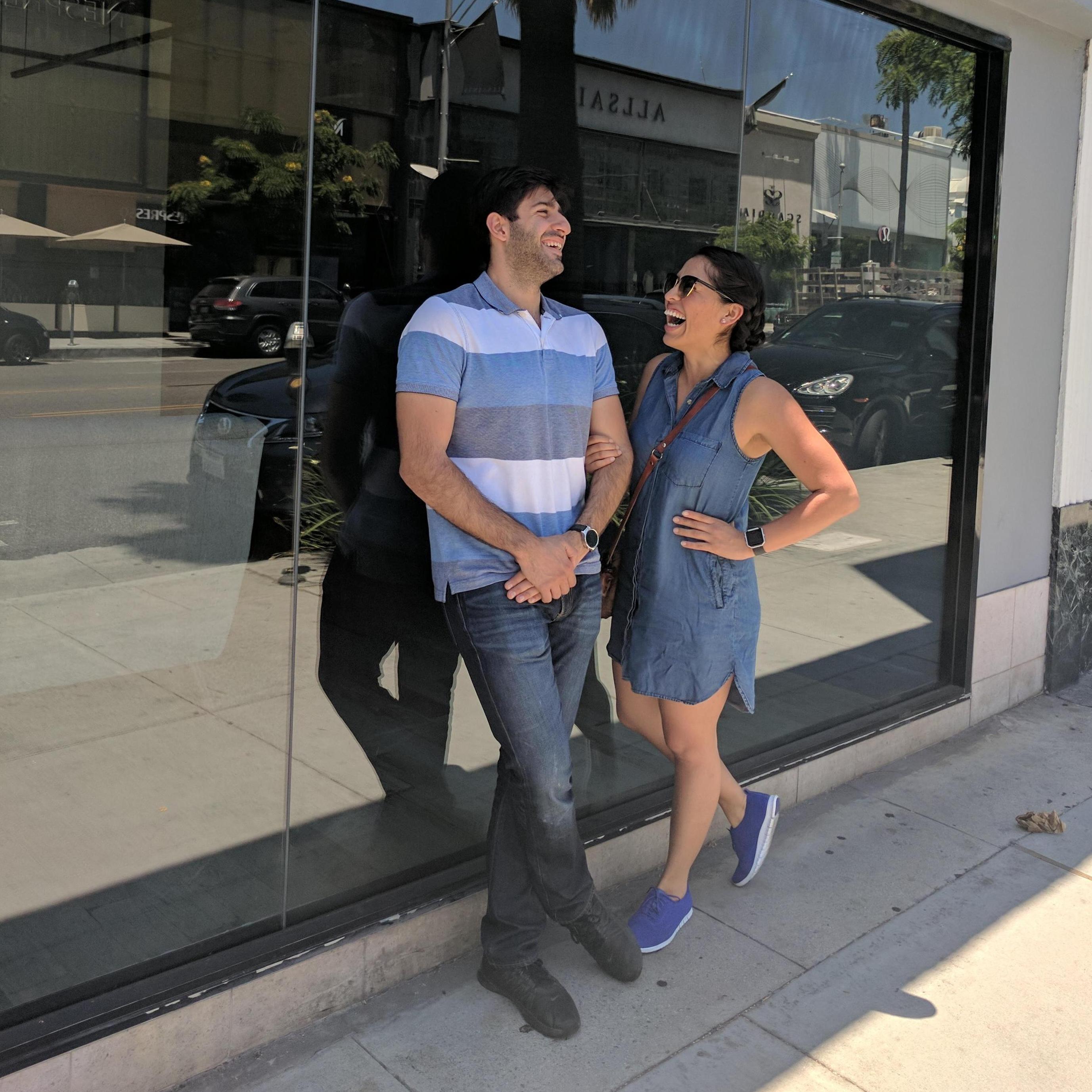 Doing the usual...talking good smack to each other.