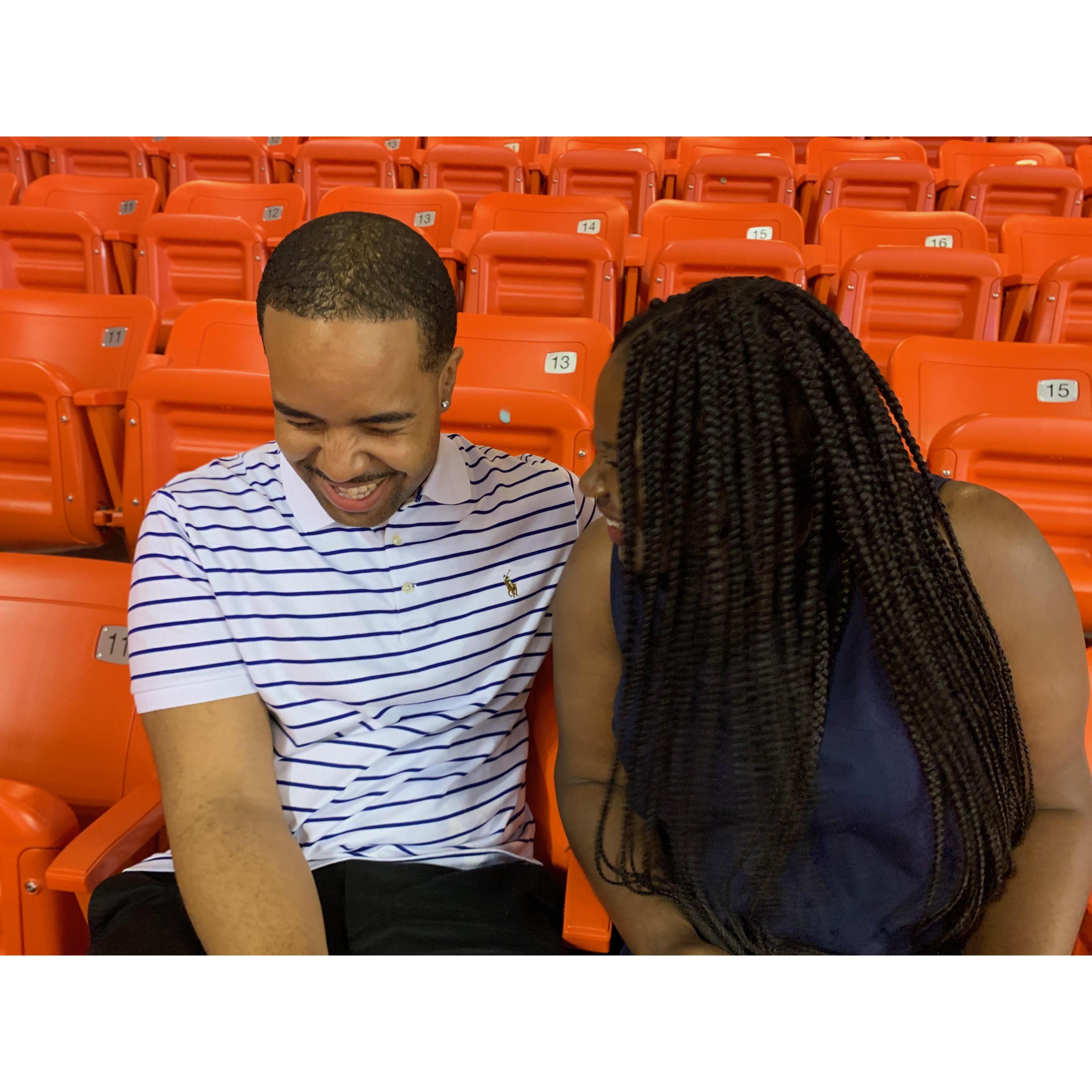 12/14/2019: Joshua and Marleca in Auburn, AL celebrating a friend's graduation!