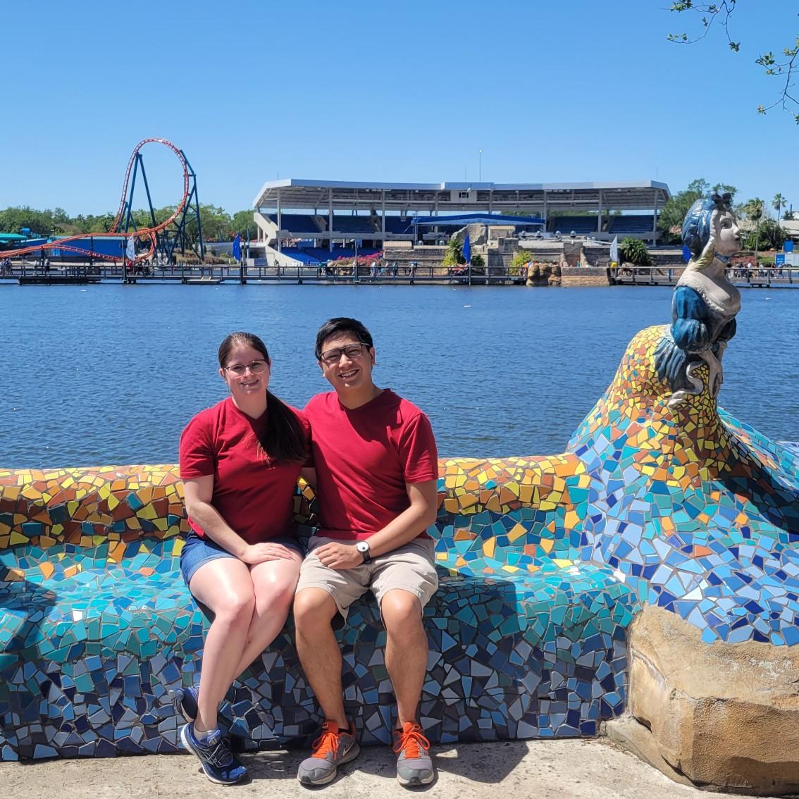 Sea World. (I can't remember why we decided to match). 2022