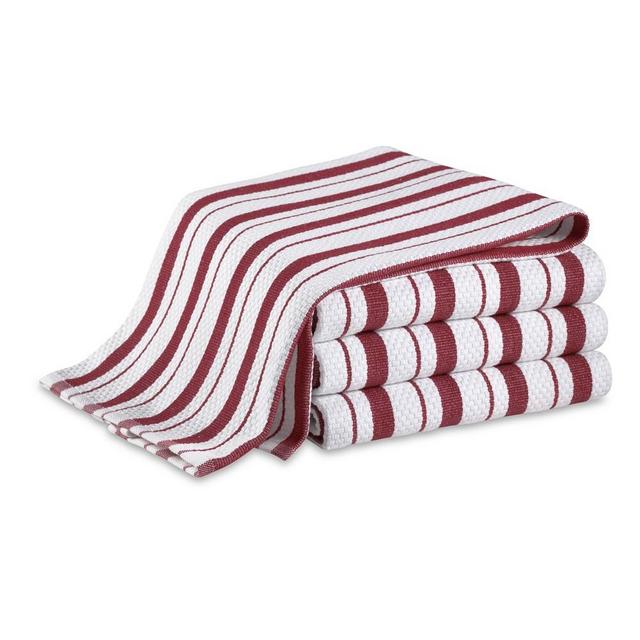 Williams Sonoma Striped Towels, Claret