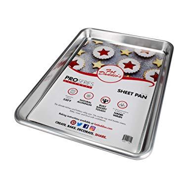 Fat Daddio's SP-HALF Sheet Pan, 13 x 18 Inch), Silver