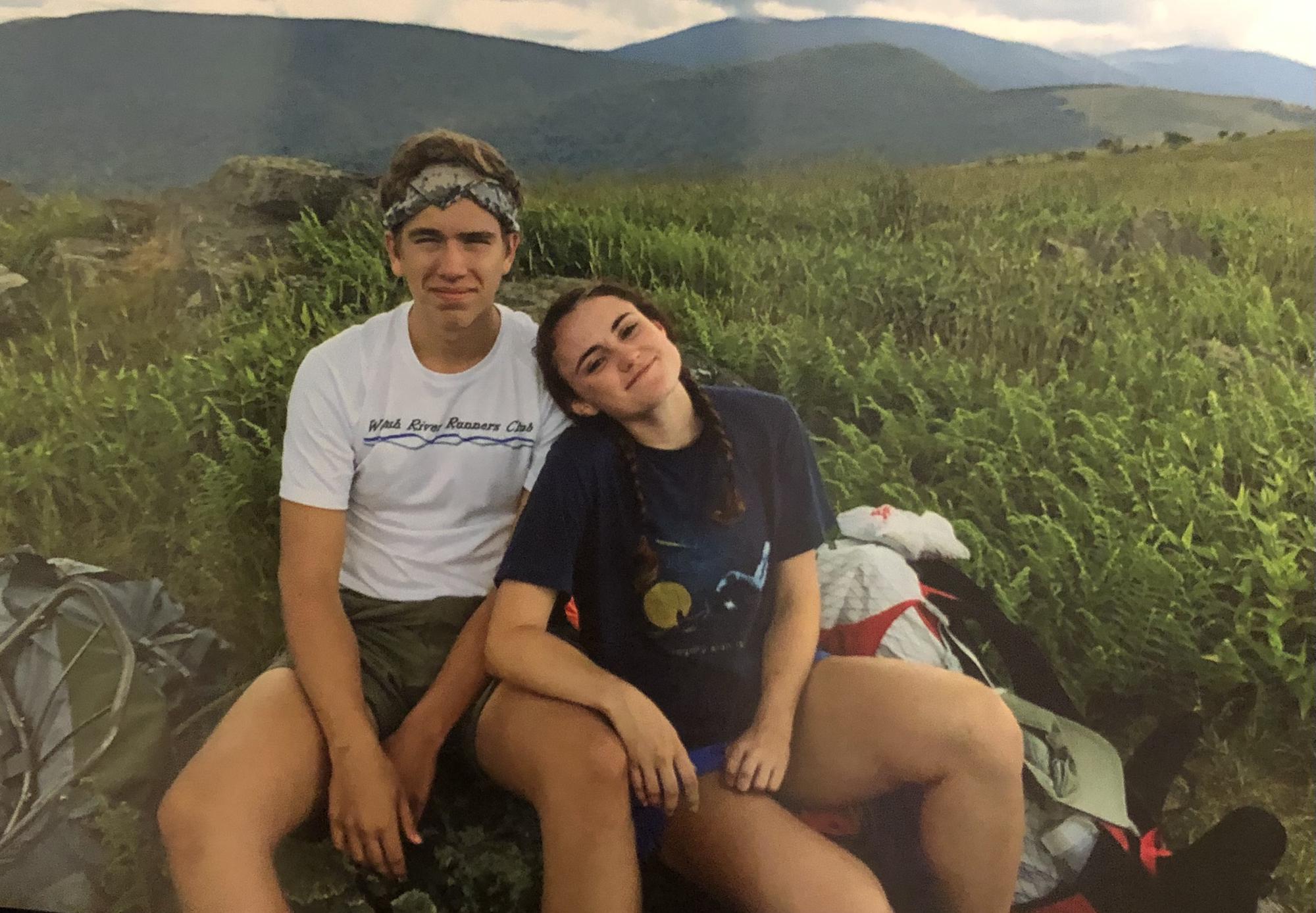 Hiking trip before college in the summer of 2016