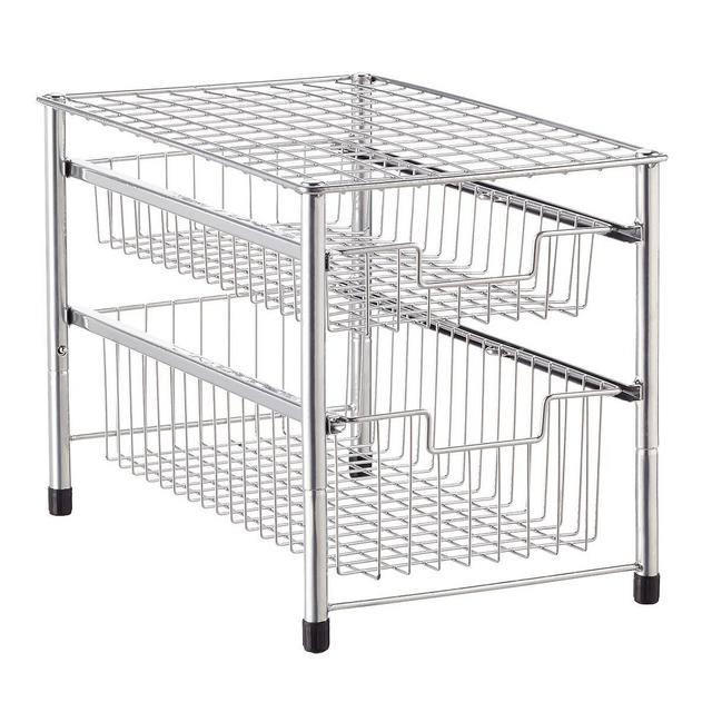Wire Pull-Out Cabinet Organizers