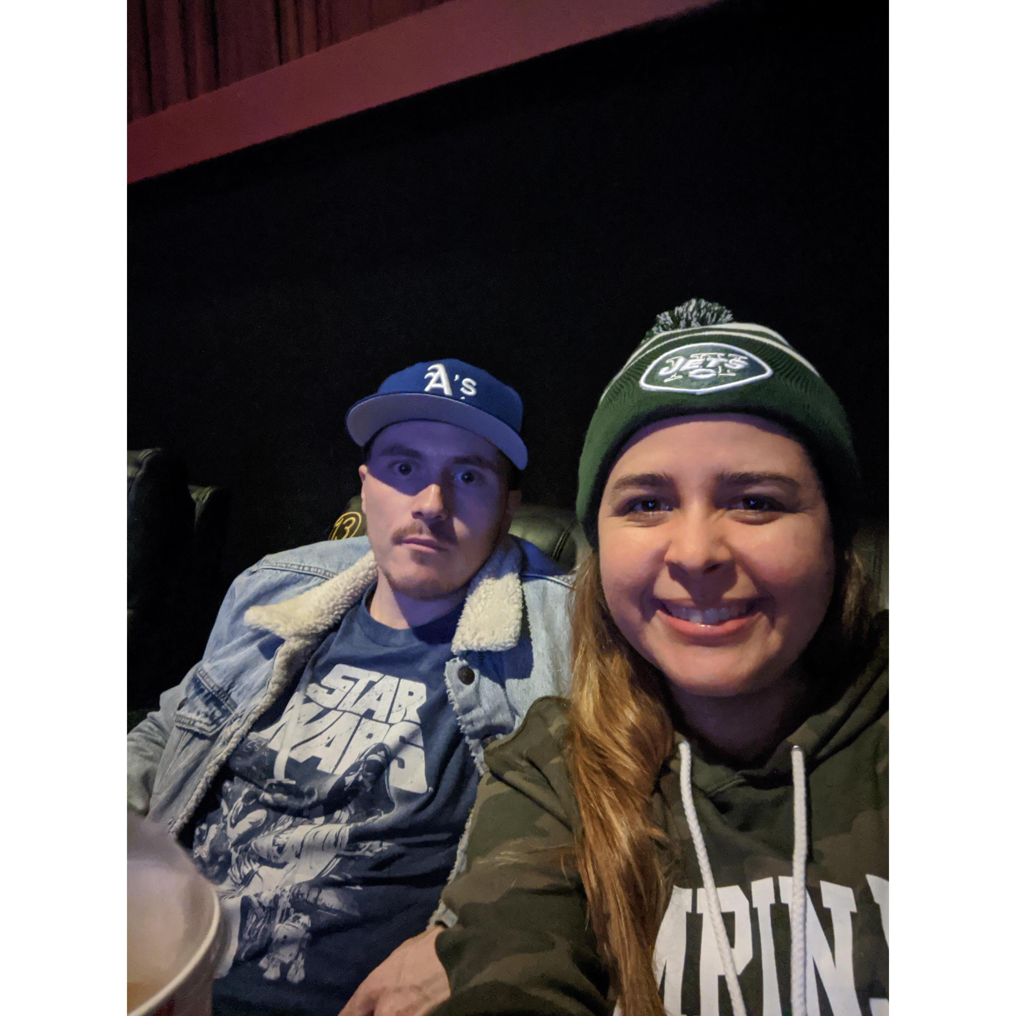 Watching Star Wars!