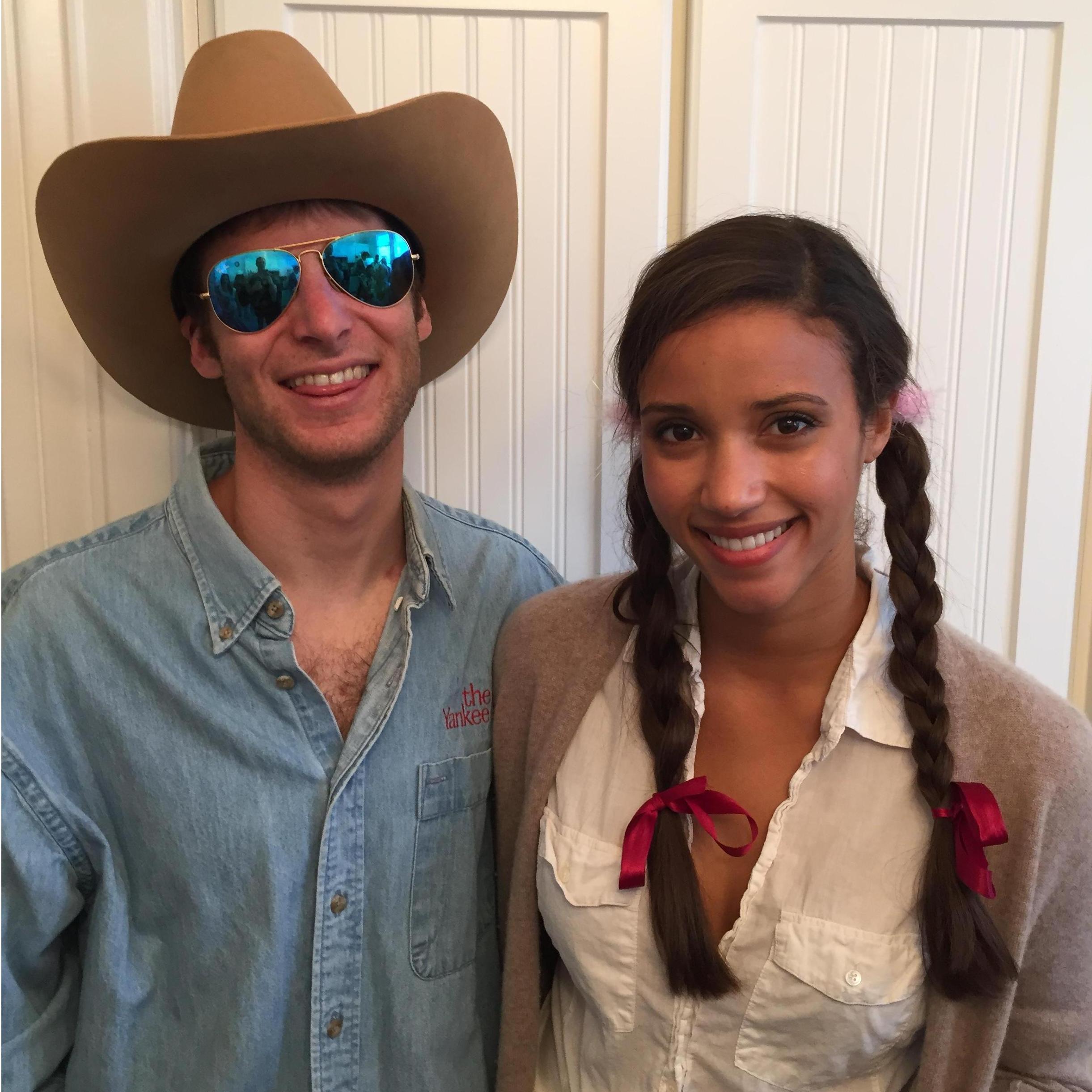 Dressing up as Justin & Brittany for Bay to Breakers