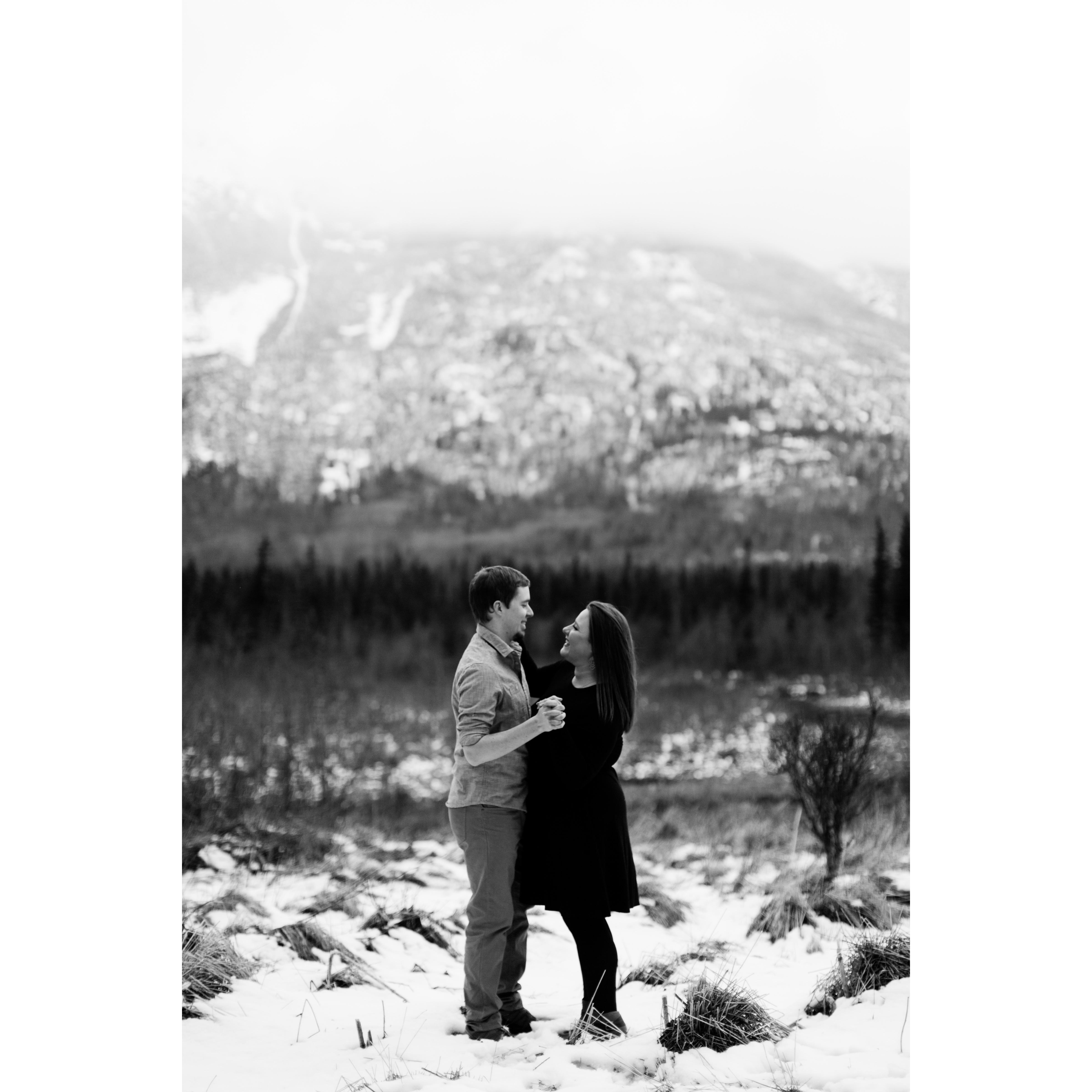 Engagement photos done in Alaska at Eagle River Nature Center by the amazing Sarah French.
Instagram: @sarah.french.photo
Facebook: @Sarah French Photo
Website: sarahfrenchphoto.com