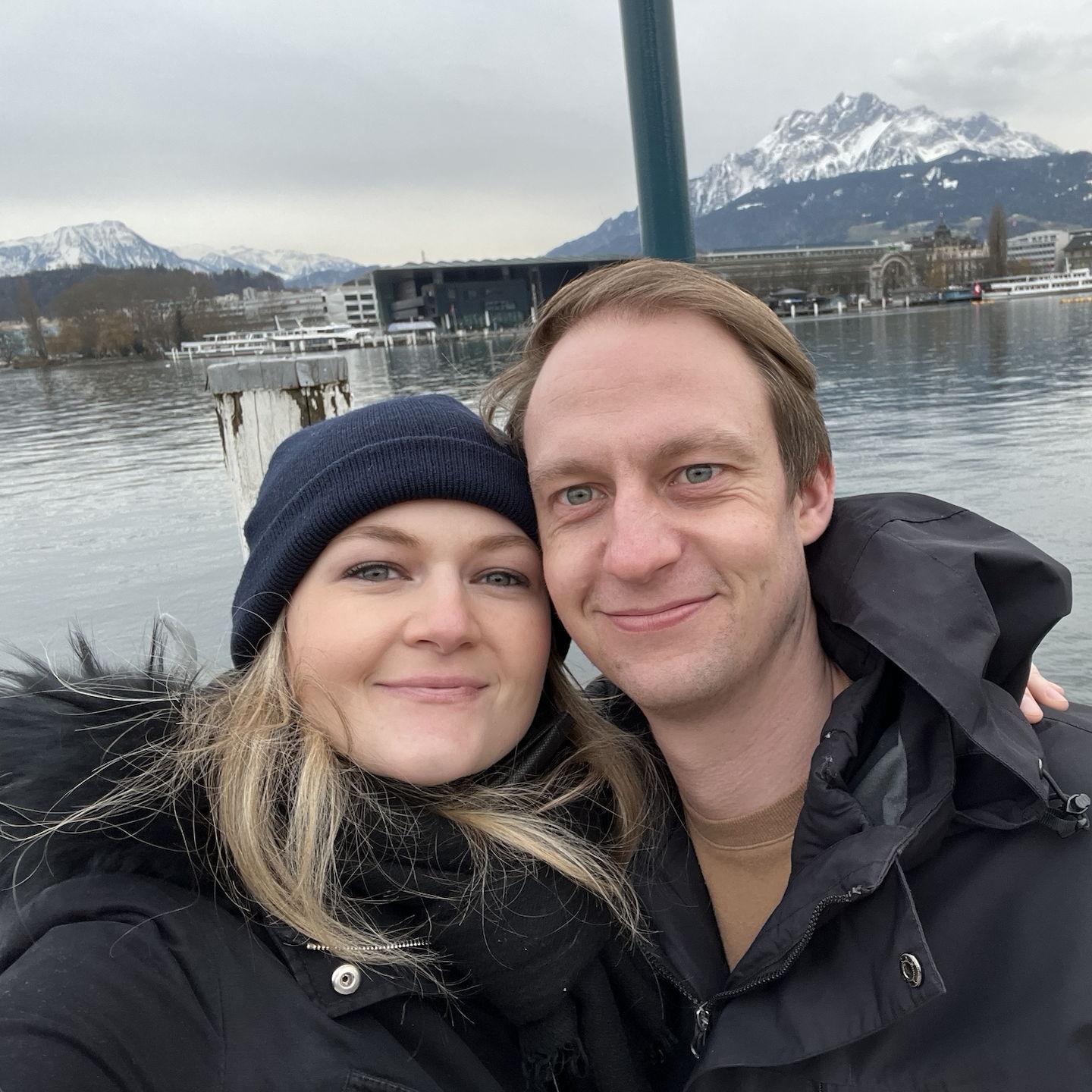 Our first trip together in Switzerland