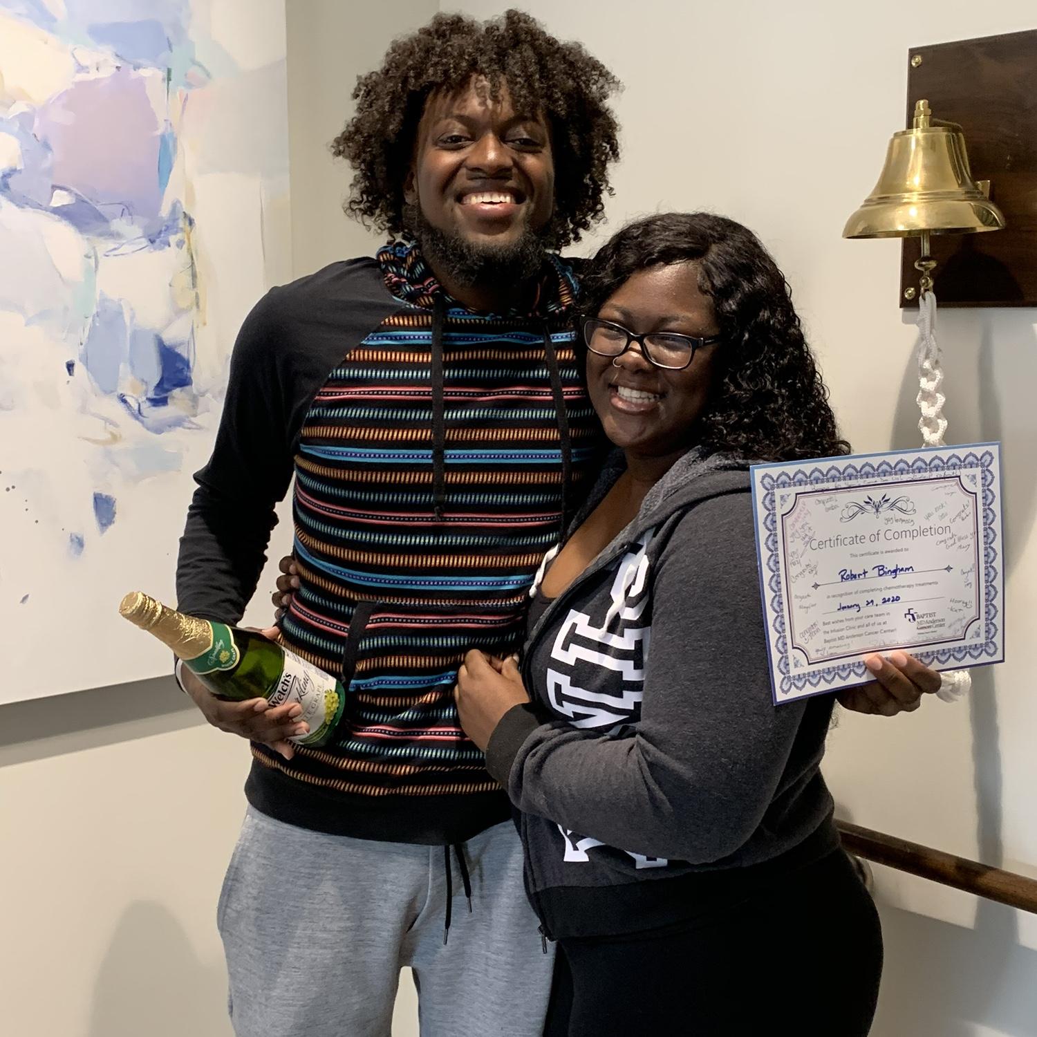 His Last Chemo Appointment!! - January 2020