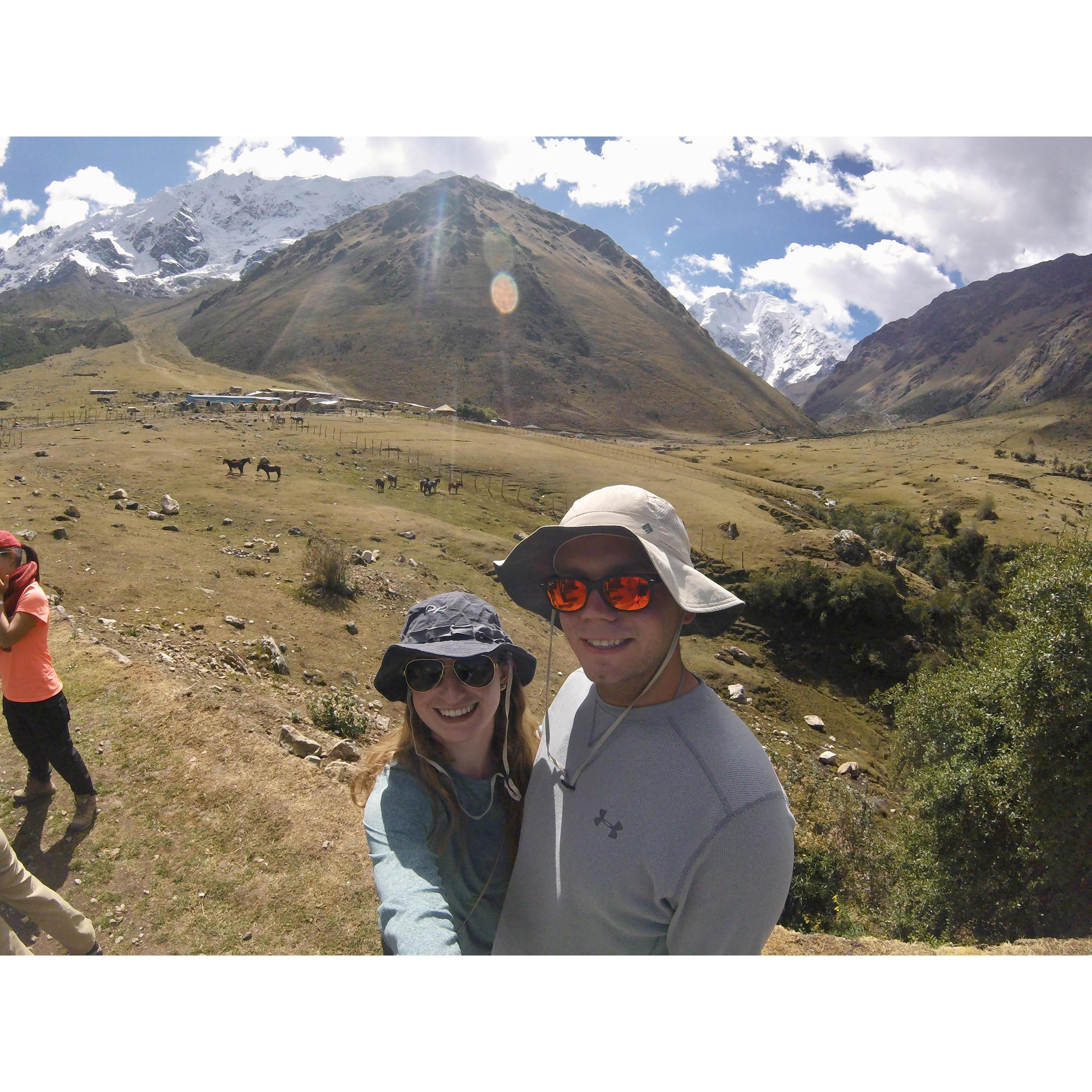 July 2017 - At our 1st campsite in Challacancha 12,861 ft. ASL