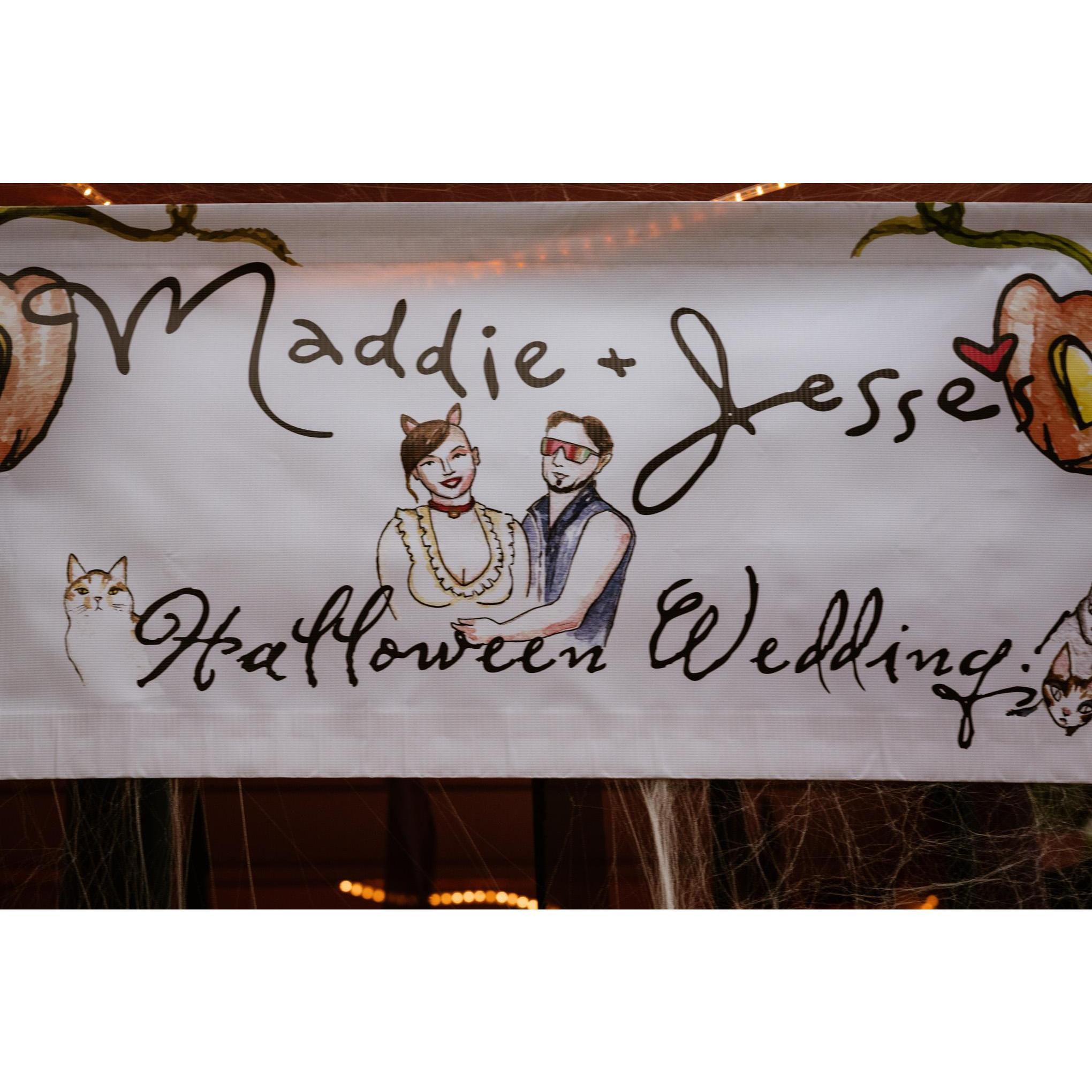 Big thanks to Willow Turpie for the beautiful banner and Thalia Patrinos for the amazing drawing of us!