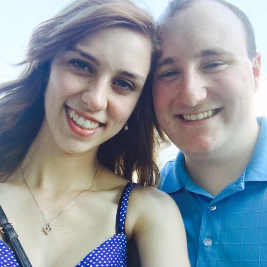 Taken at a friend's wedding. Who would've thought we would be having one of our own a year and a half later!