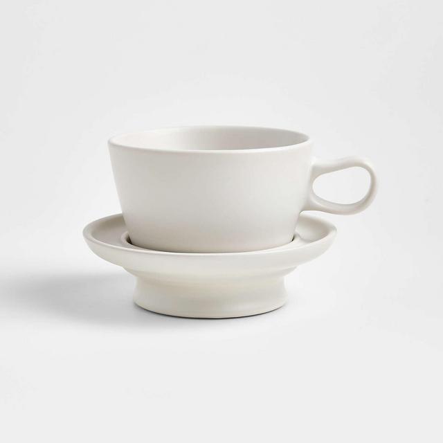 Jamesware White Cup and Saucer