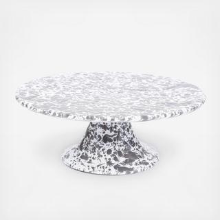 Splatter Enamelware Cake Stand