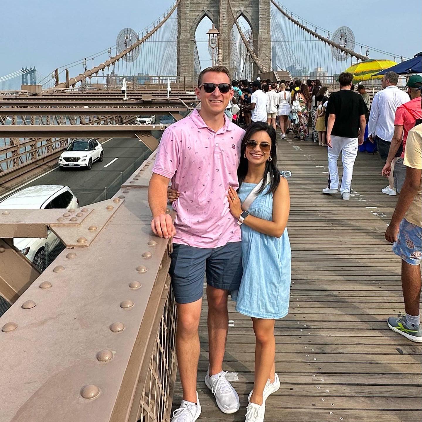 If you have been to the Brooklyn Bridge, you can probably hear Alicia Keys "Newwwww York, concrete jungle where dreams are made of" when you look at this.