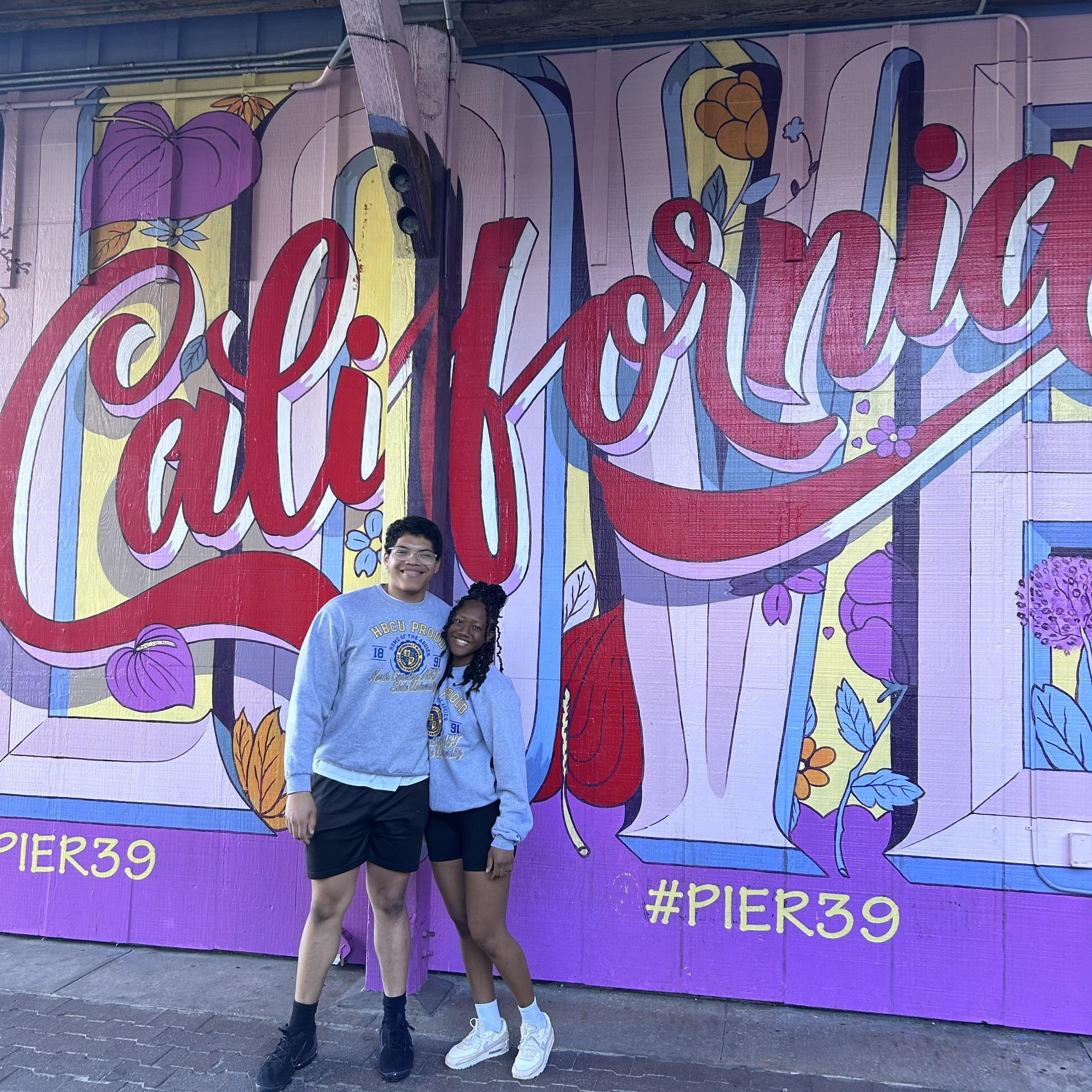 At the pier in San Francisco