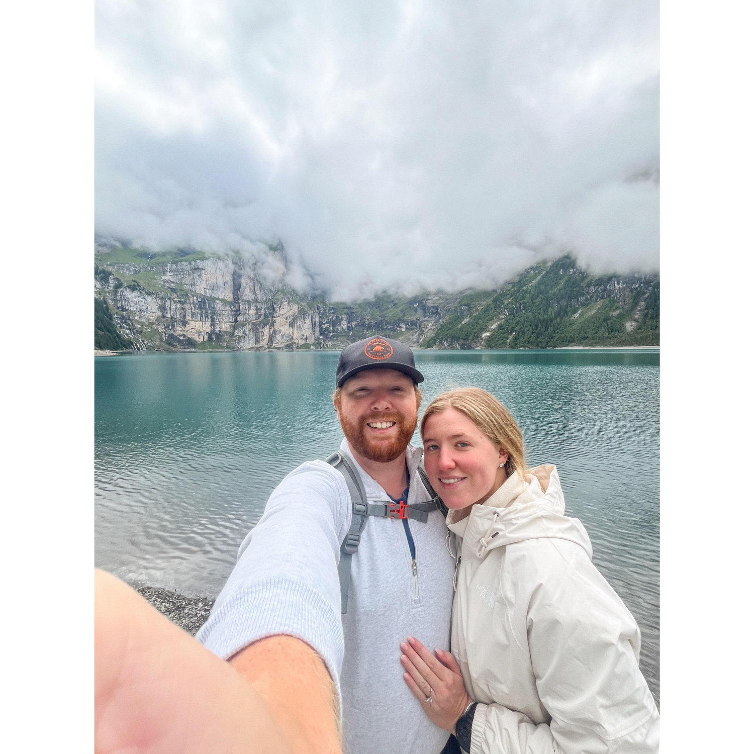 July 25, 2025 at Lake Oeschinen in Kandersteg, Switzerland.
