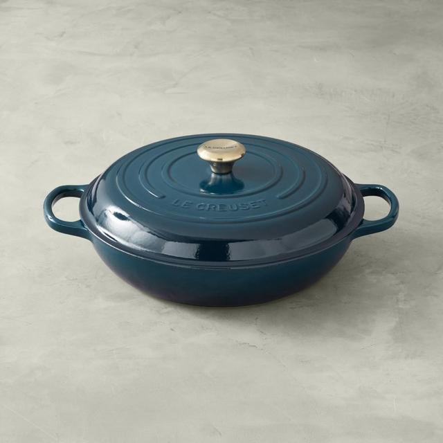 Le Creuset Signature Braiser, 5-Qt., Agave