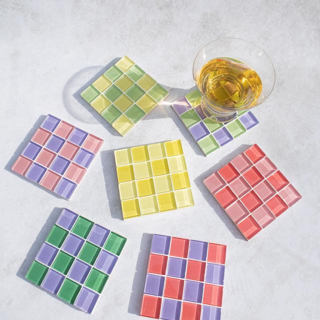 Glass Tile Coaster