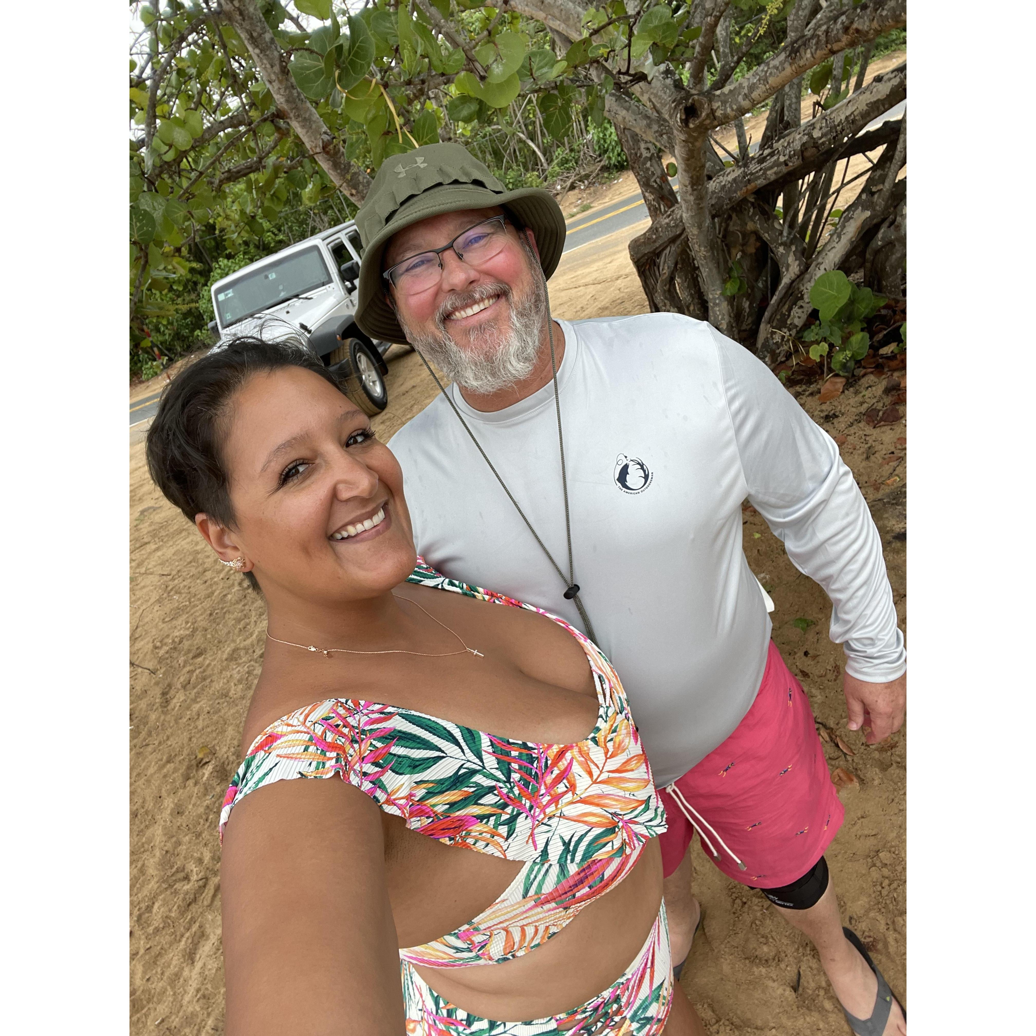 Birthday trip to Puerto Rico! Finally met the dad.