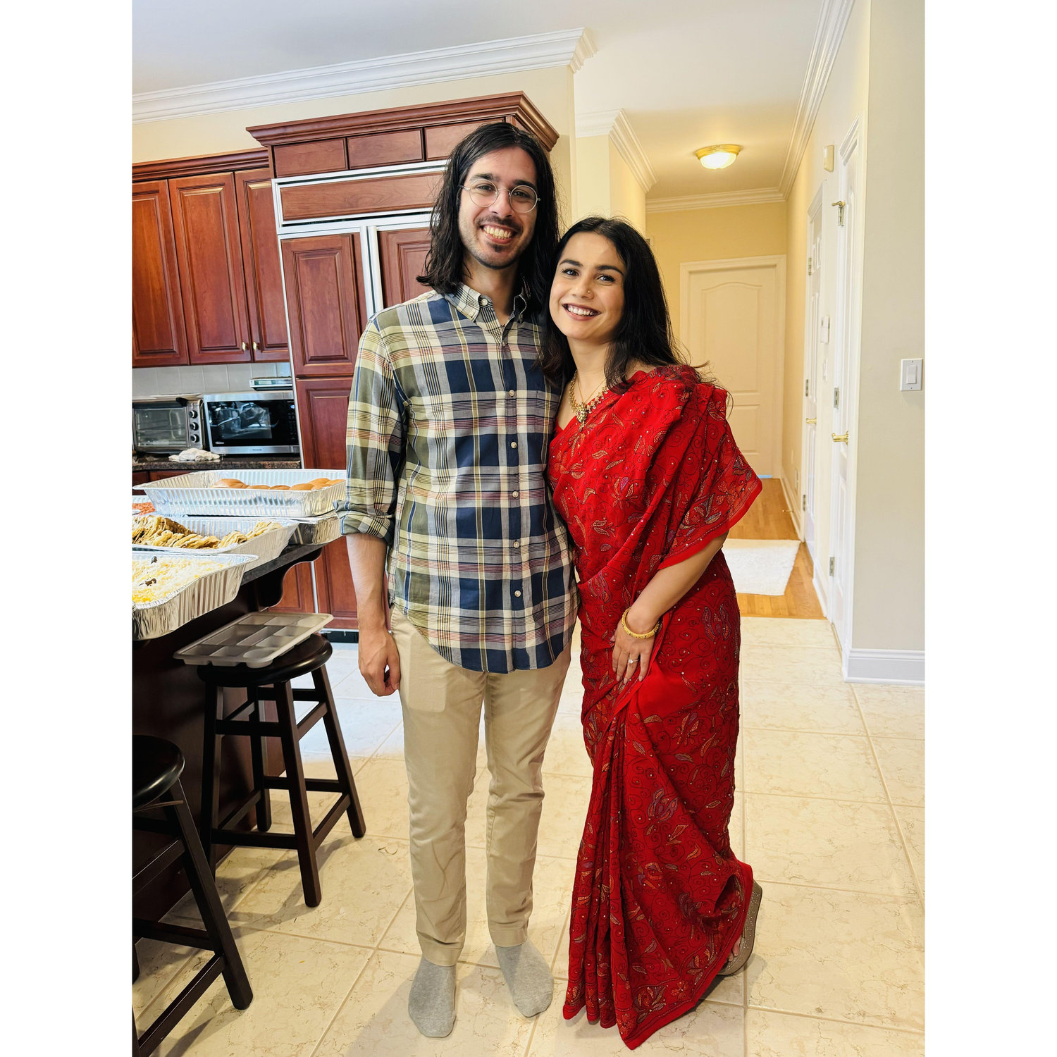 Engagement Ceremony with Family, October 2023