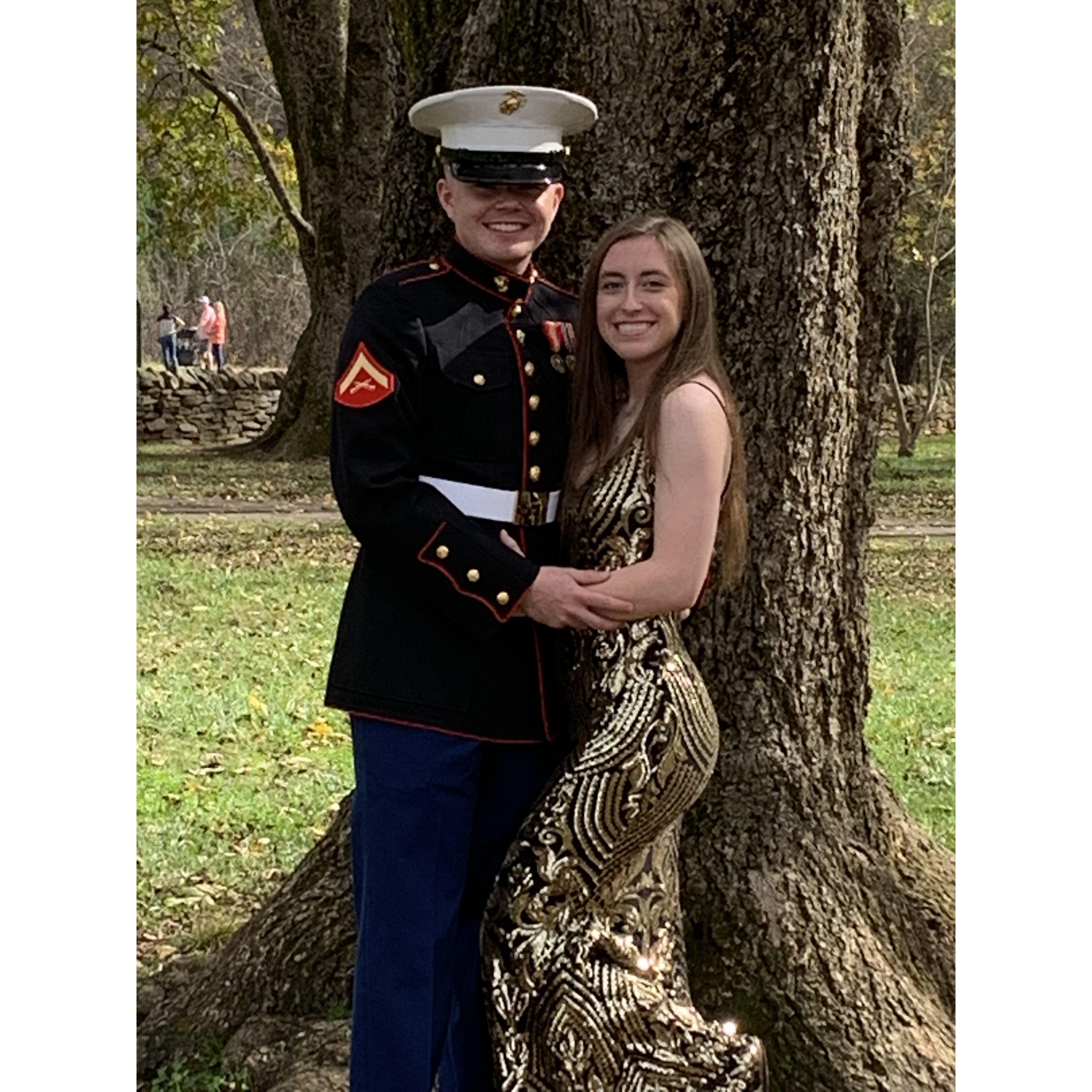 Our 1st Marine Corp ball! November, 2022
