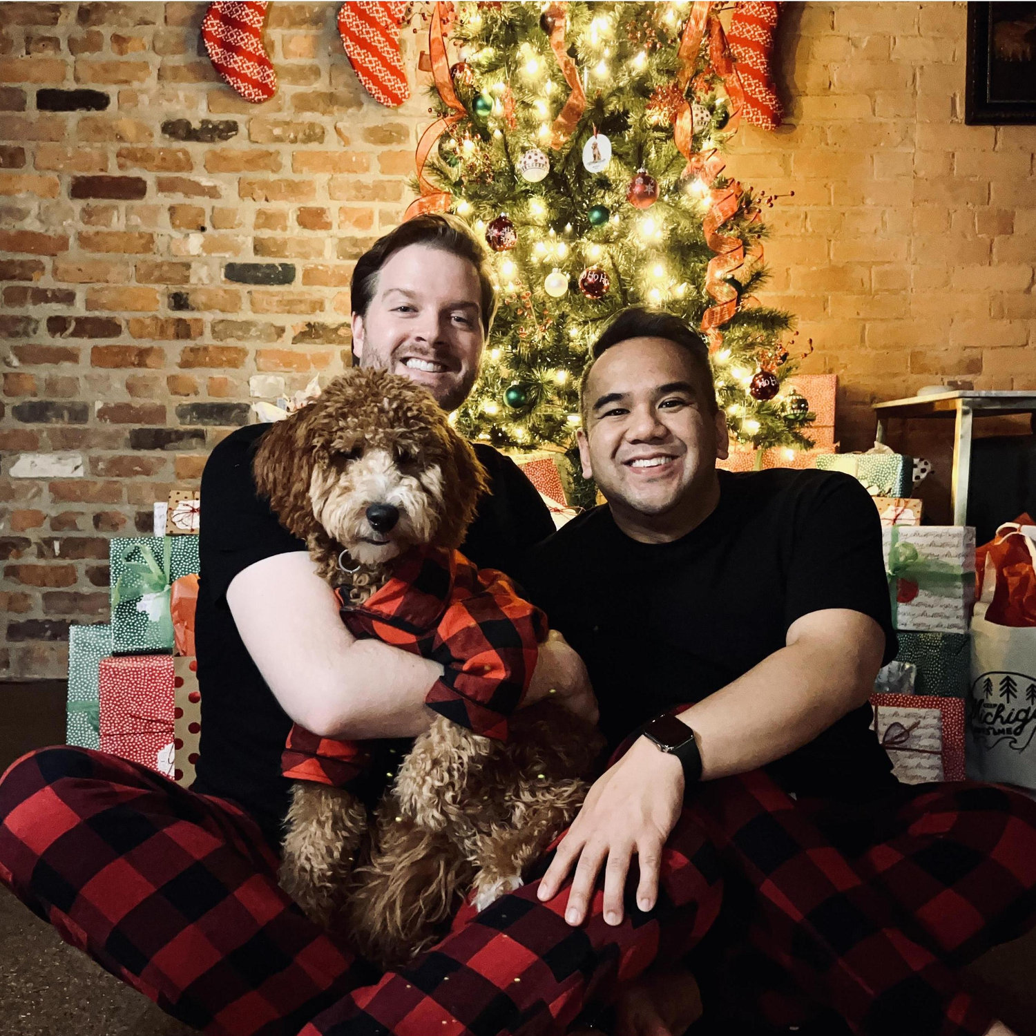 First Christmas with Moira, December 2021