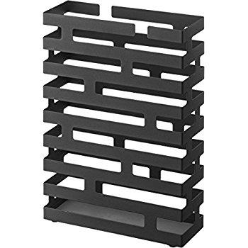 YAMAZAKI home Brick Umbrella Stand, Wide, Black