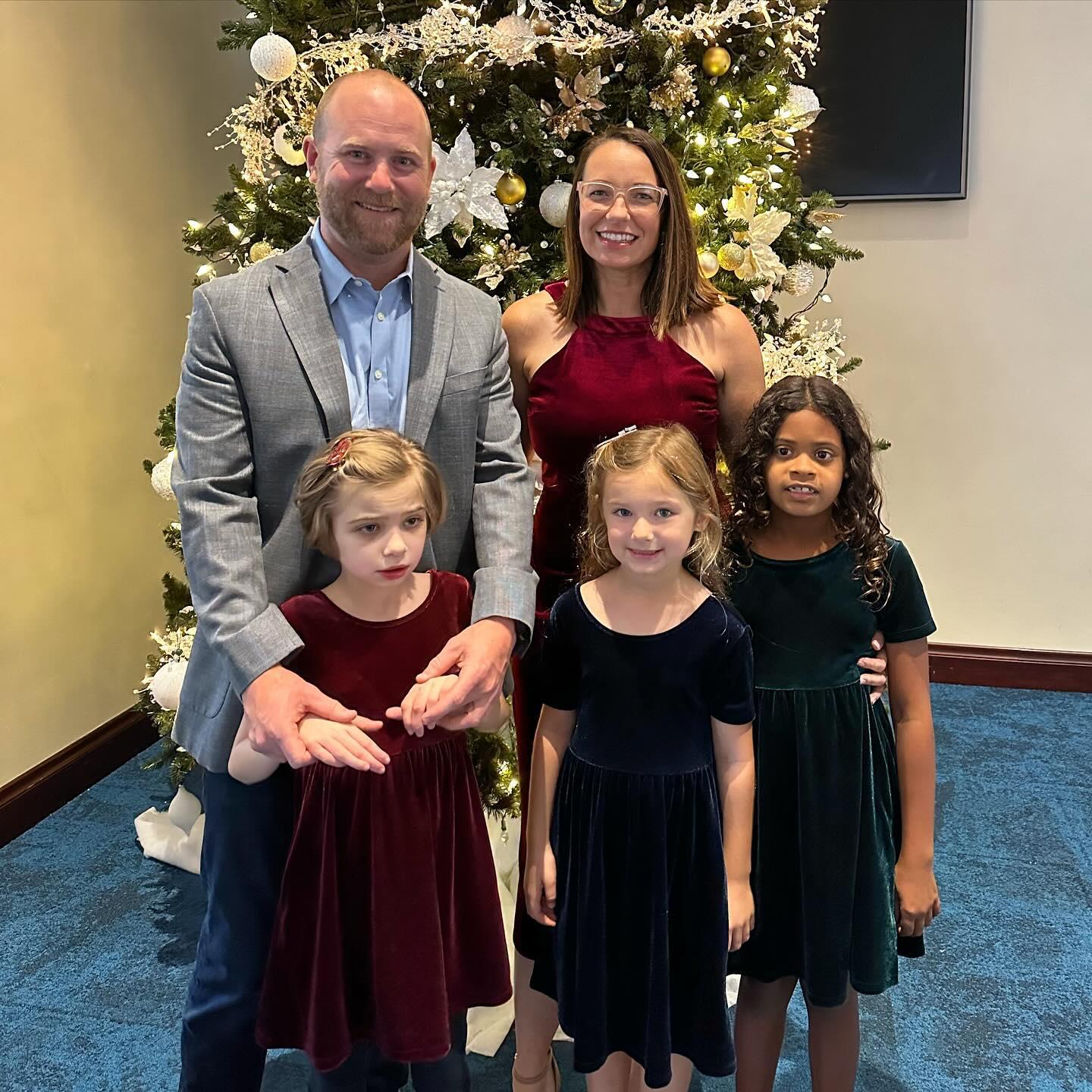 Family photo for Christmas 2023