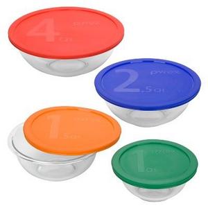 Pyrex Smart Essentials Mixing Bowl Set 8 piece