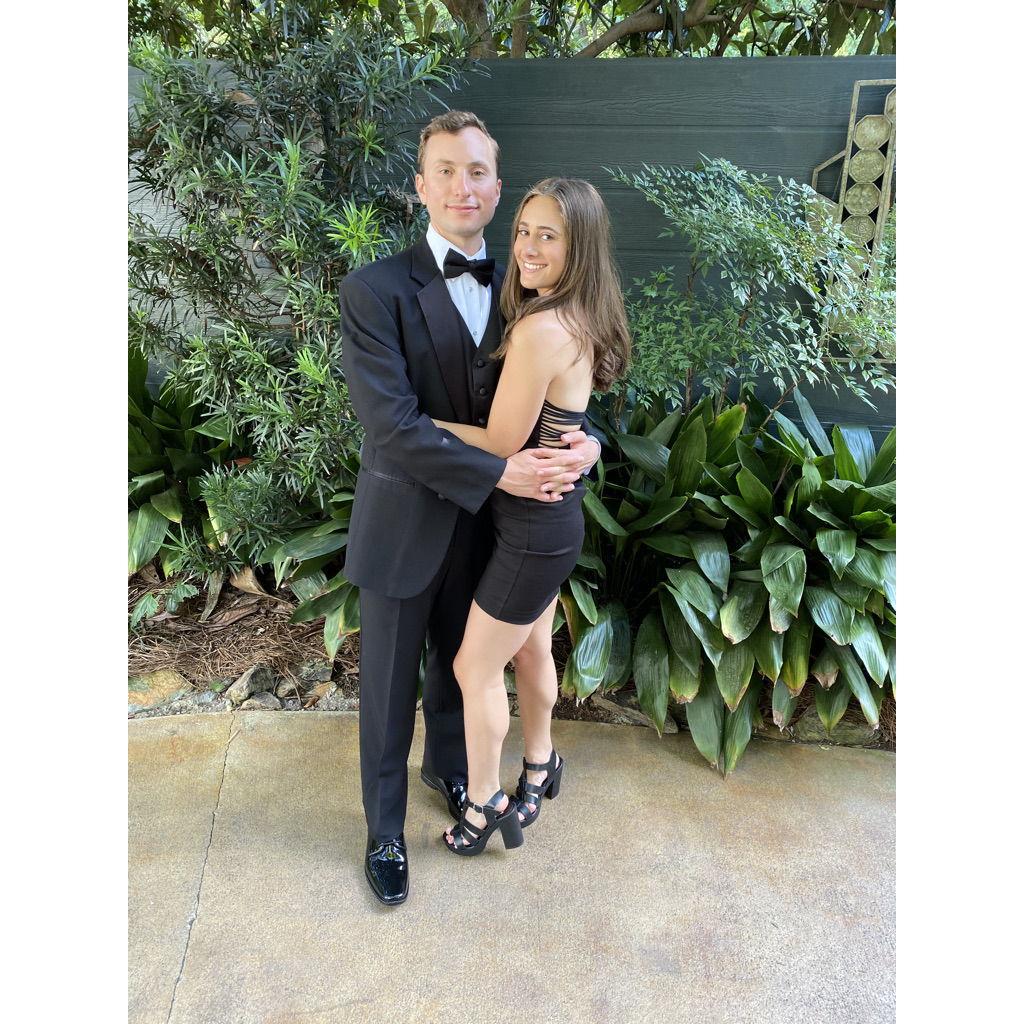 Our first wedding we attended together