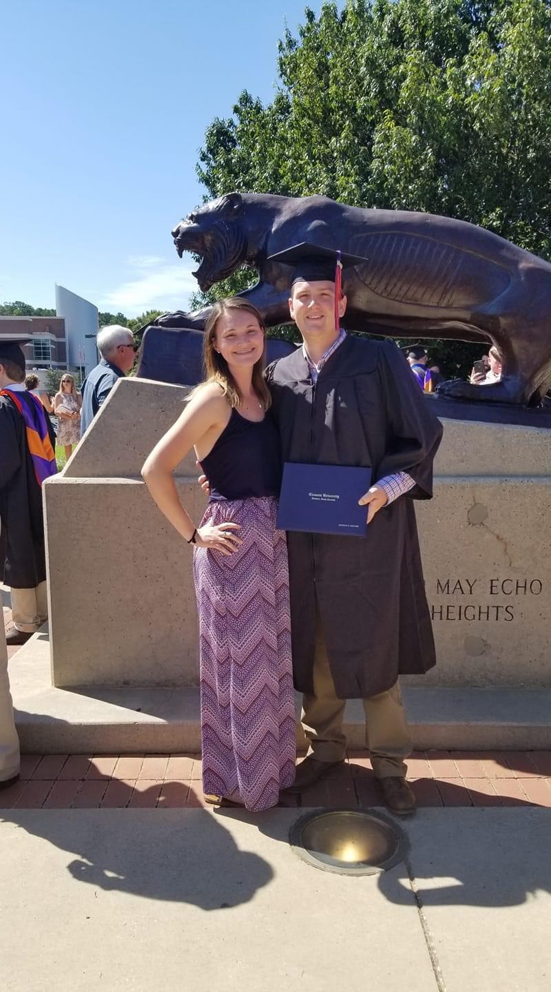 Brennon graduated from Clemson!