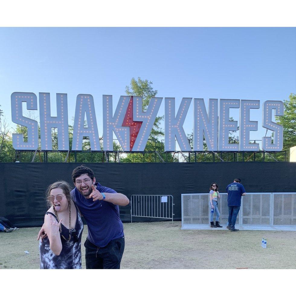 2022 - Shaky Knees music festival as an ENGAGED couple