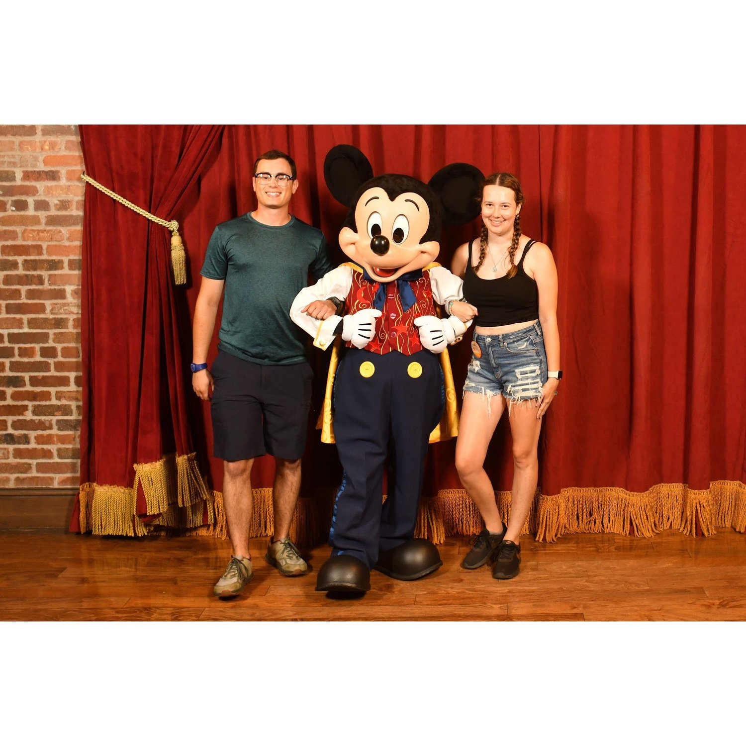 We met Mickey Mouse!