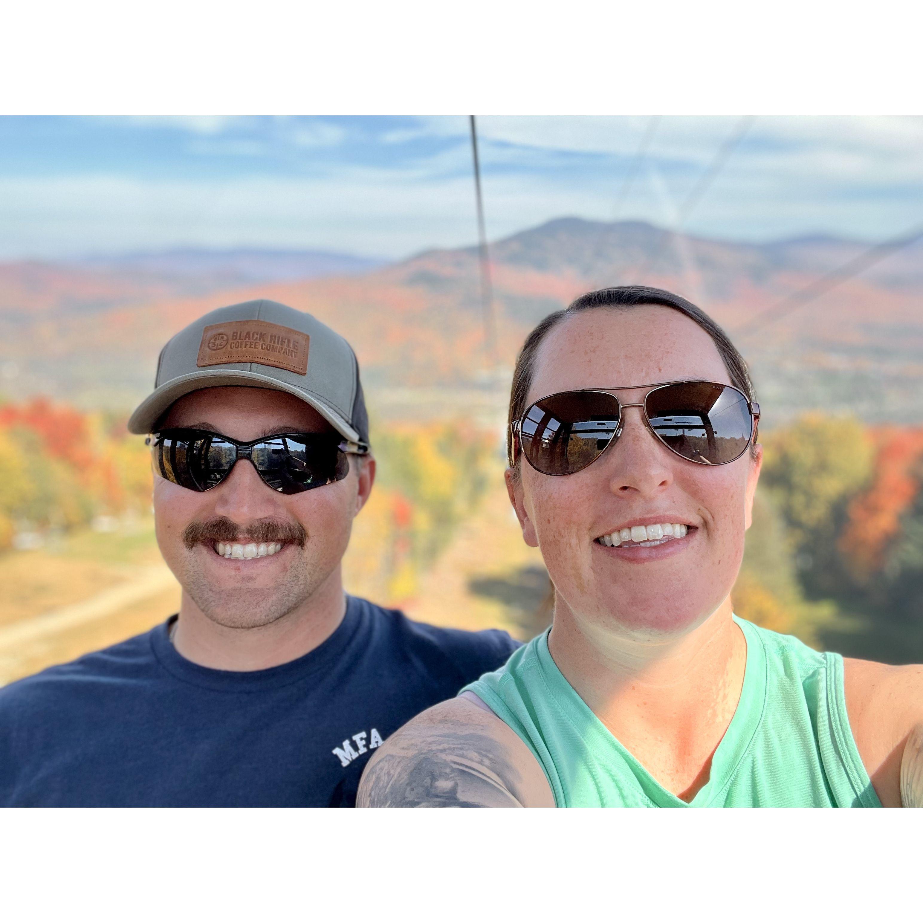 Gondola ride to the top of Bretton Woods - lunch and amazing views at the top!