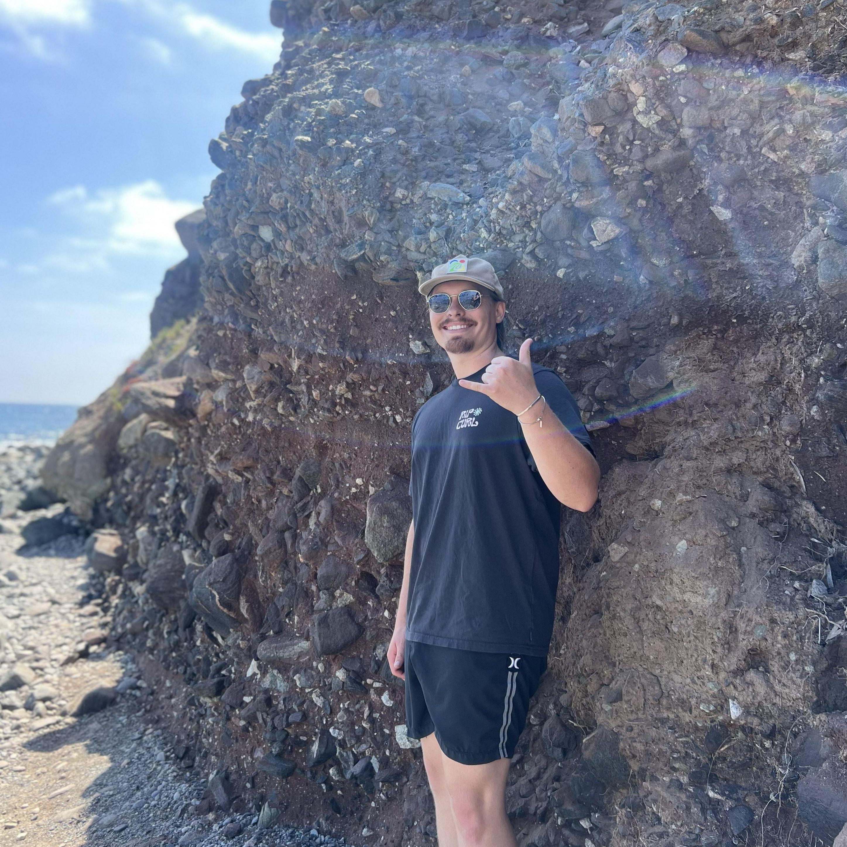 Went on a hike to a cave in Dana Point!