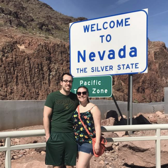 Exploring Hoover Dam on our trip to Vegas!