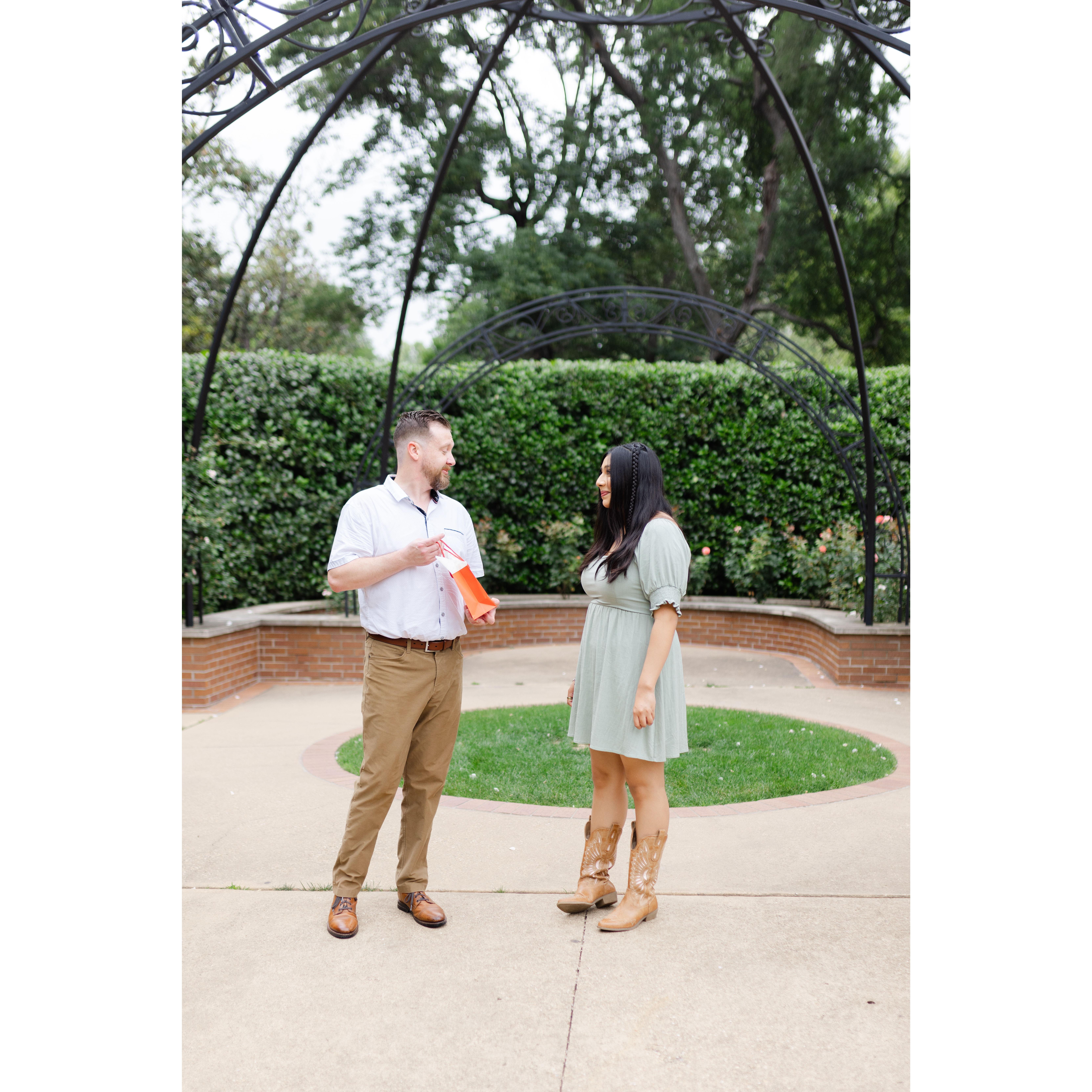 Nick asking Lizzy to be her step-dad :)