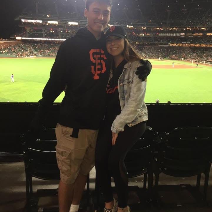 Matt converted Mari into a giants fan but don’t worry she still loves the A’s