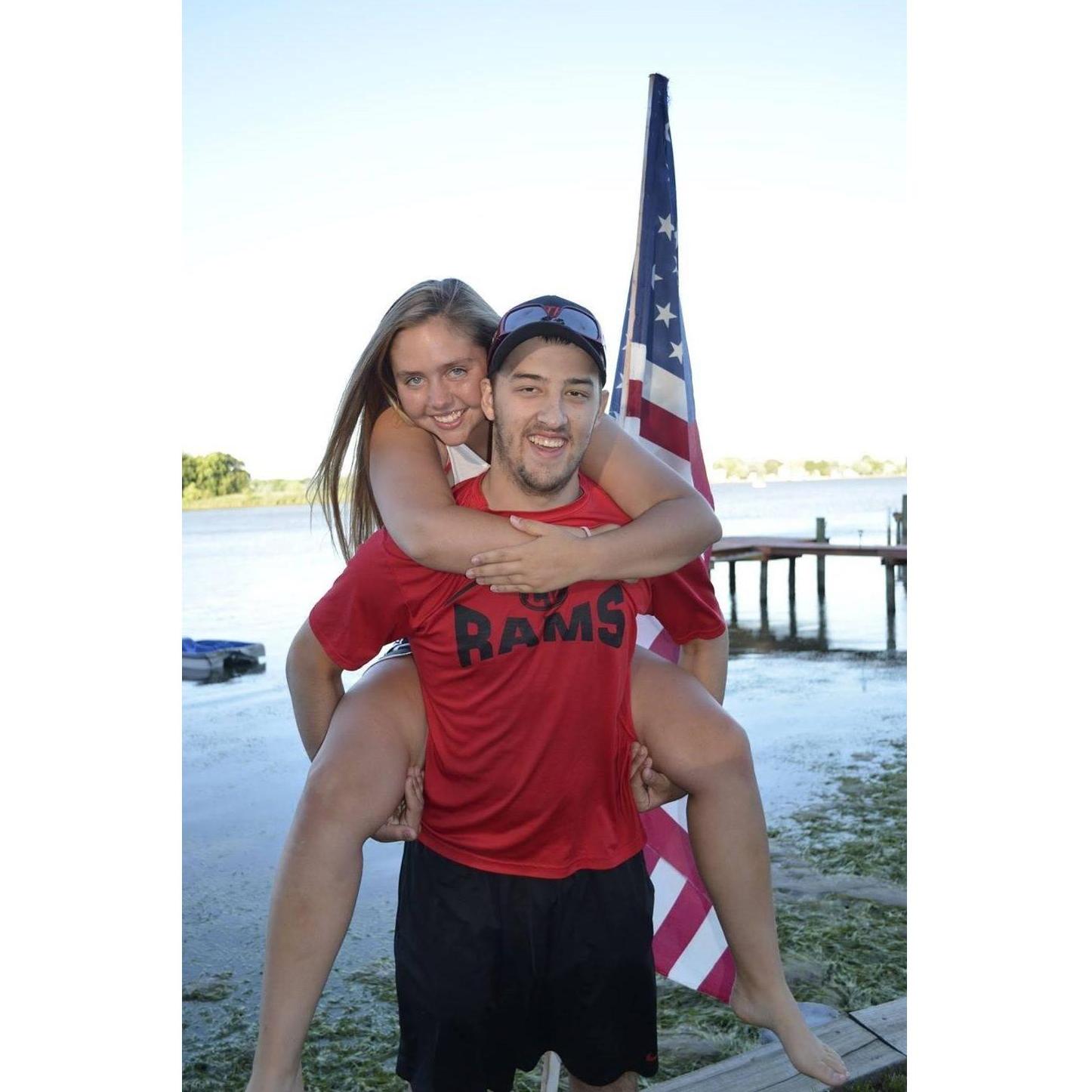 This was our first 4th of July together