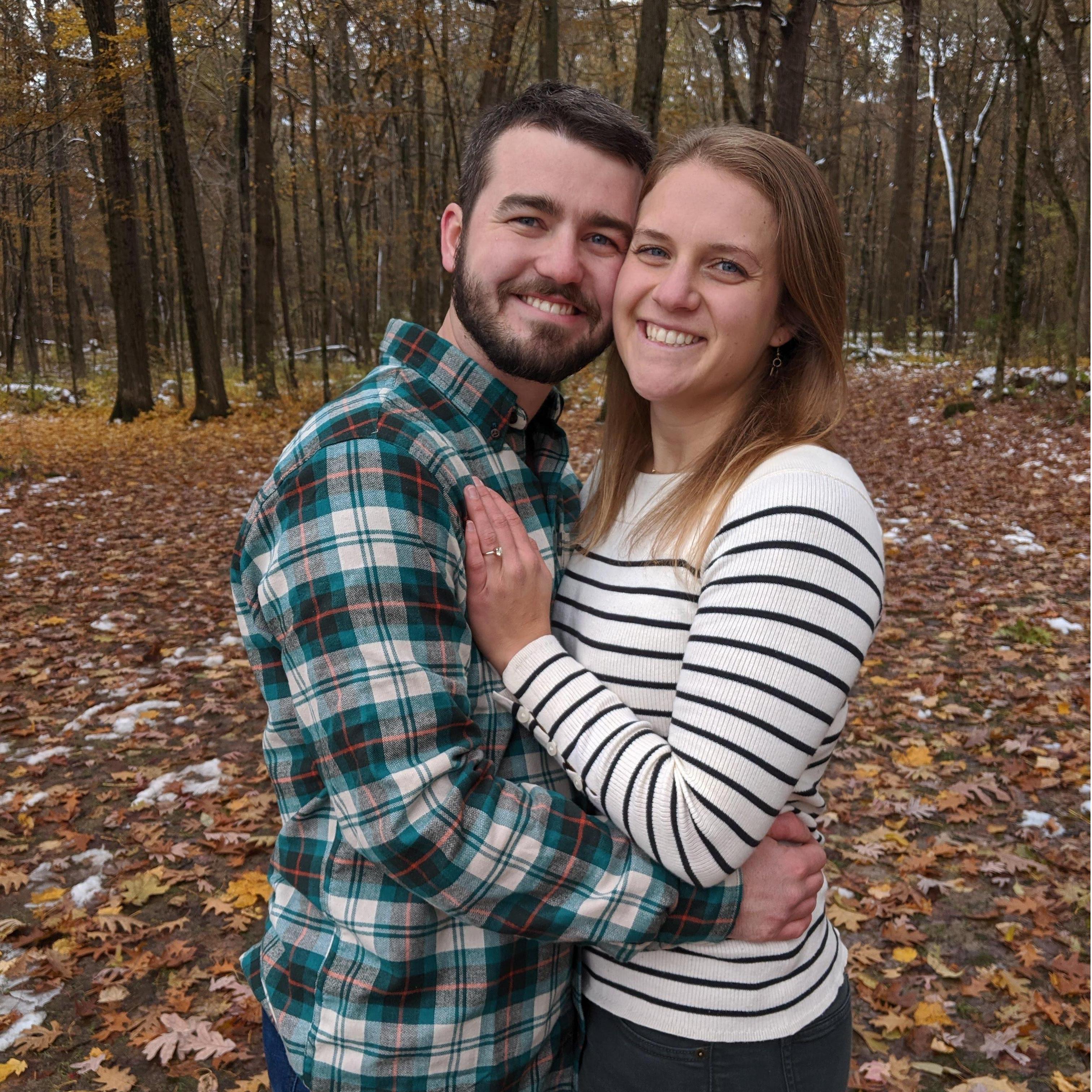 This was right after Jonathan asked Jessie to marry him in Minooka Park