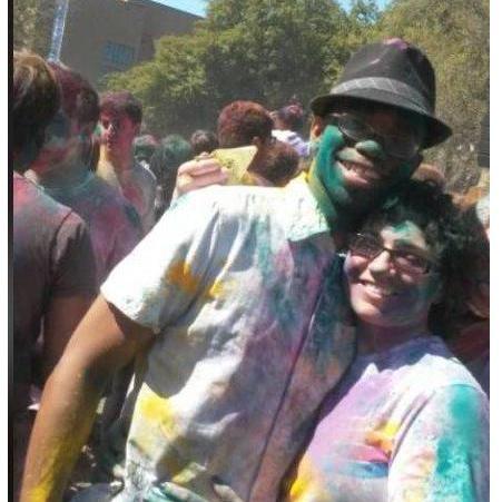 Our first Holi event....that was so fun! (April 2014)