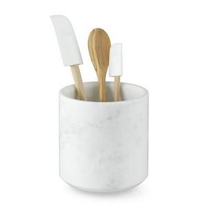 Williams Sonoma Marble Partitioned Utensil Holder