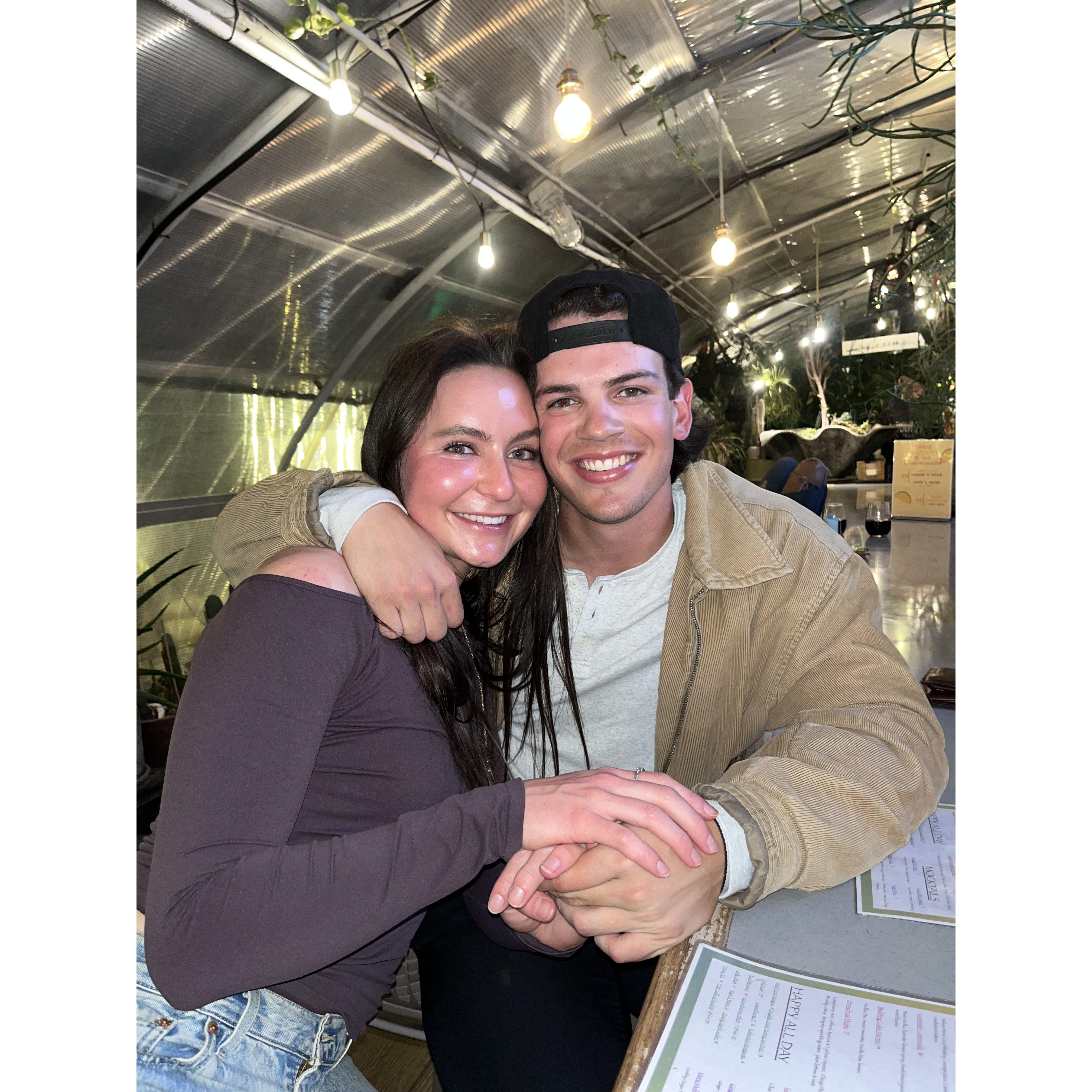 Our first photo together!